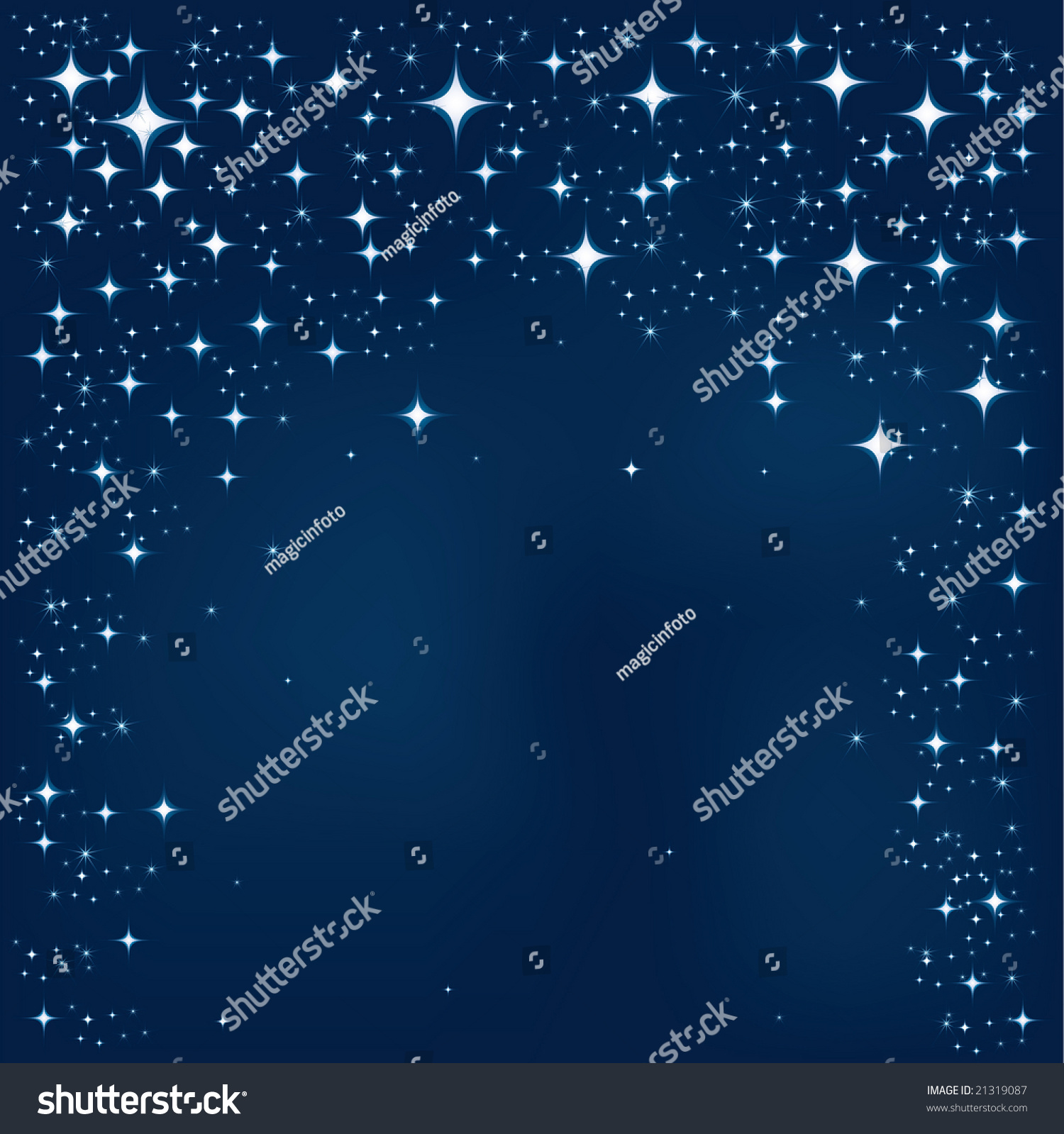 Blue Star Vector Background Star Background Stock Vector (Royalty Free ...