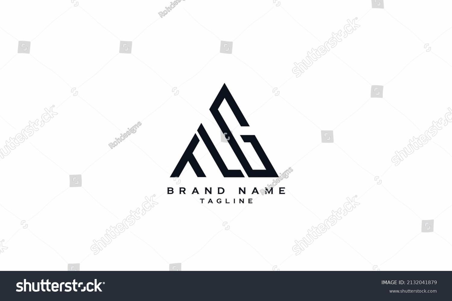 Tlg Ltg Glt Abstract Initial Monogram Stock Vector (Royalty Free ...