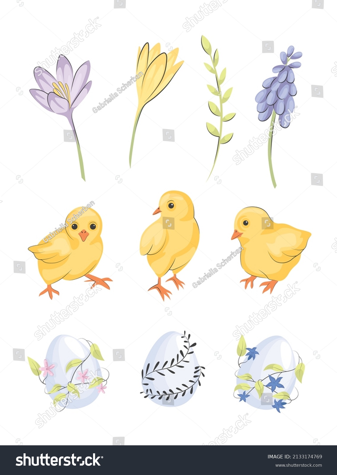 scherben clipart flower