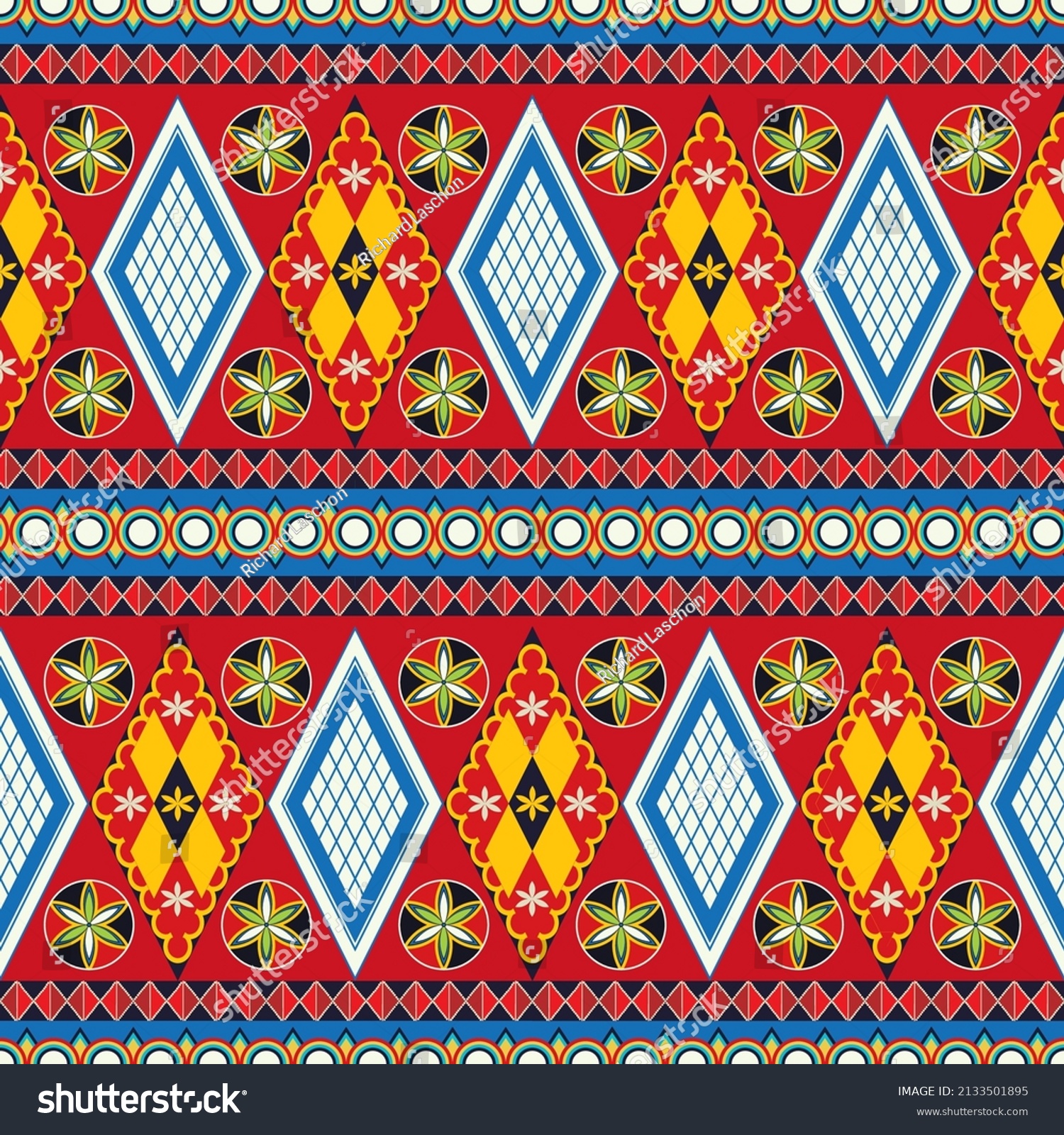 Najdi Style Vector Seamless Pattern Stock Vector (Royalty Free ...