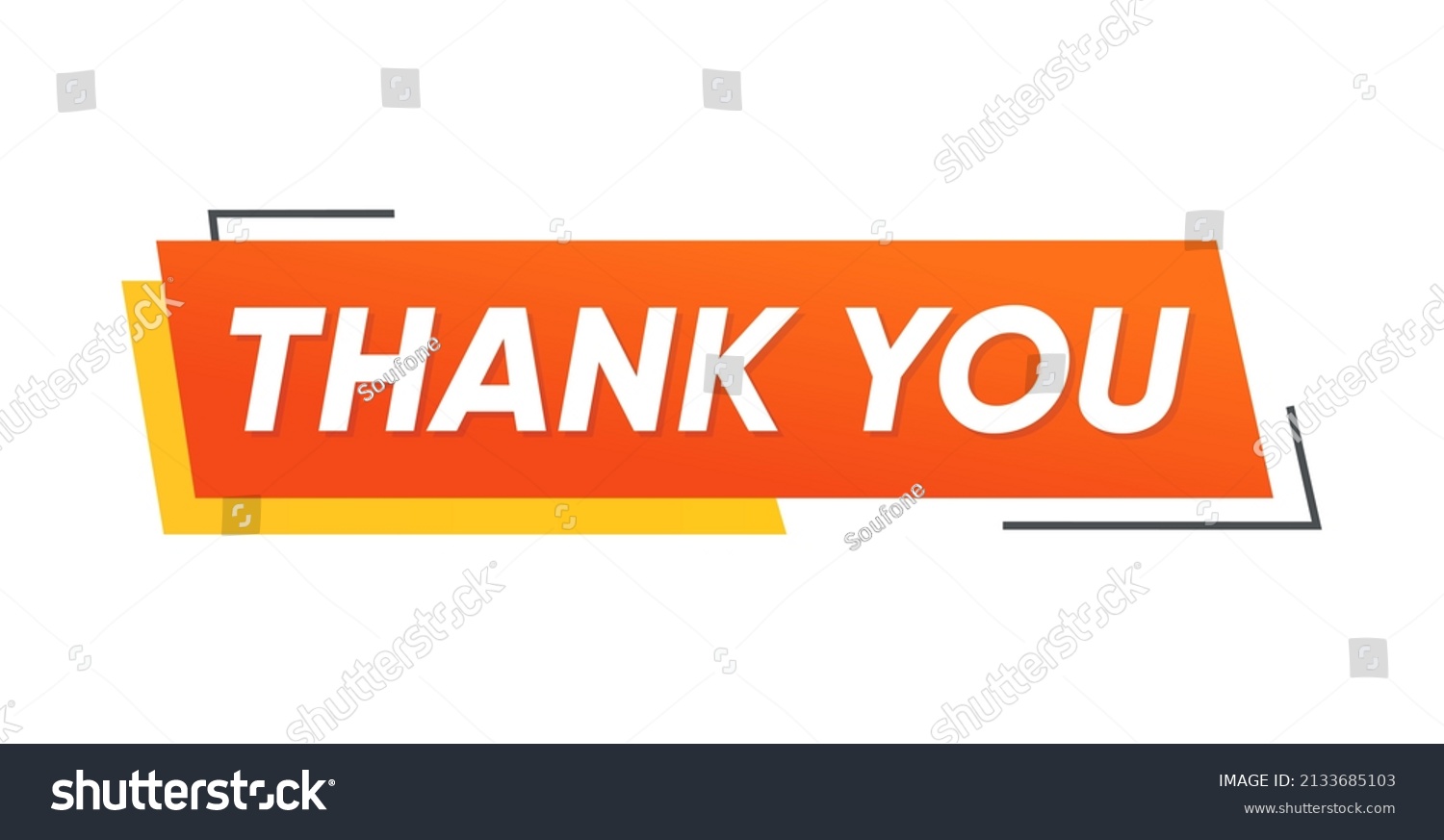 Thank You Label Banner Isolated Vector Stock Vector (Royalty Free ...