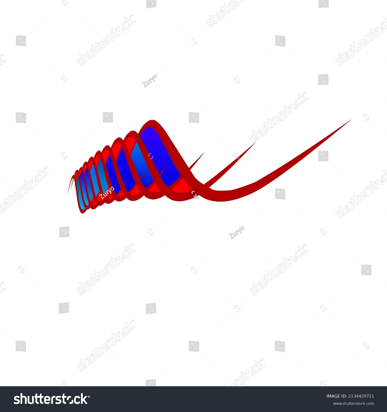 Vector Graphics Curved Line Art Design Stock Vector (Royalty Free