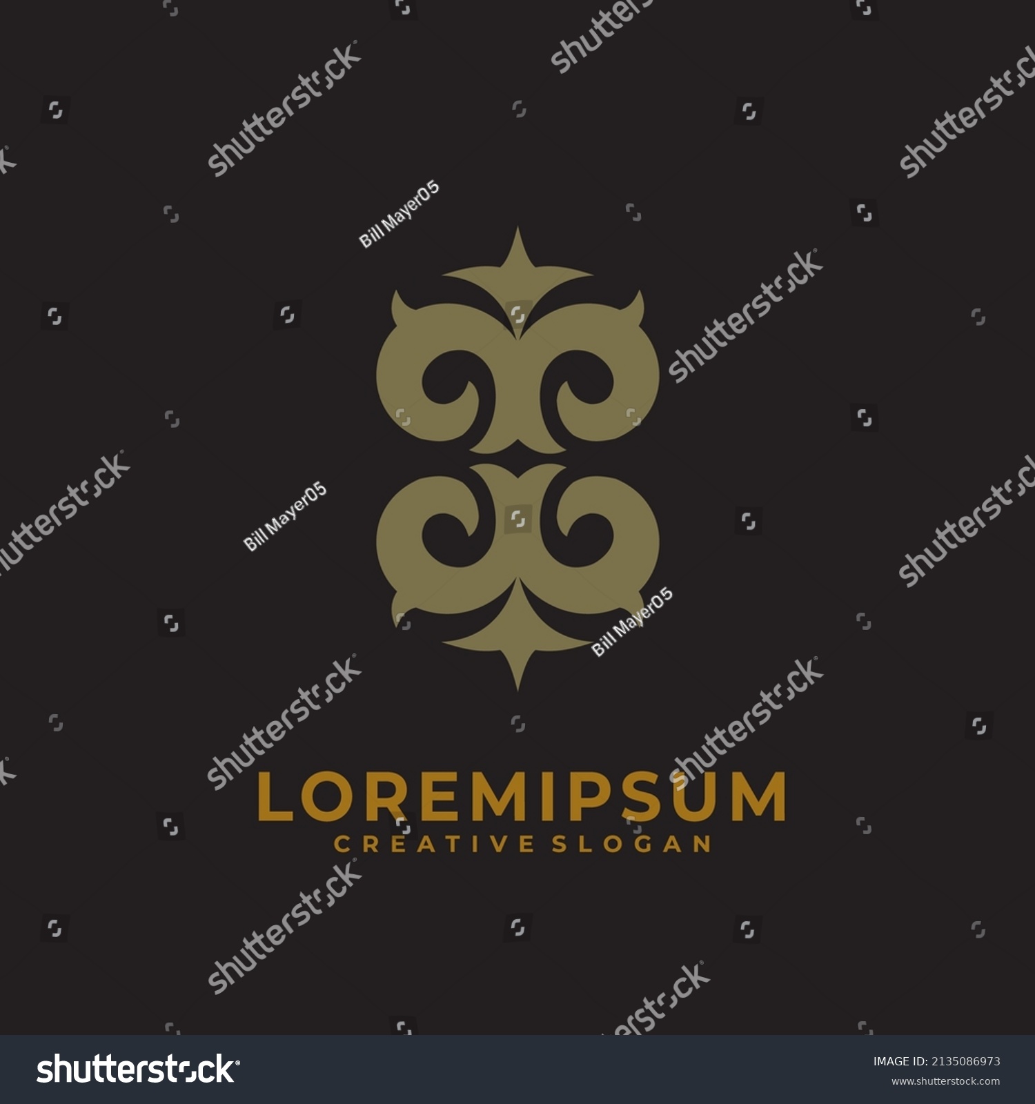 Ethnic Logo Traditional Symbol Stock Vector (Royalty Free) 2135086973 ...