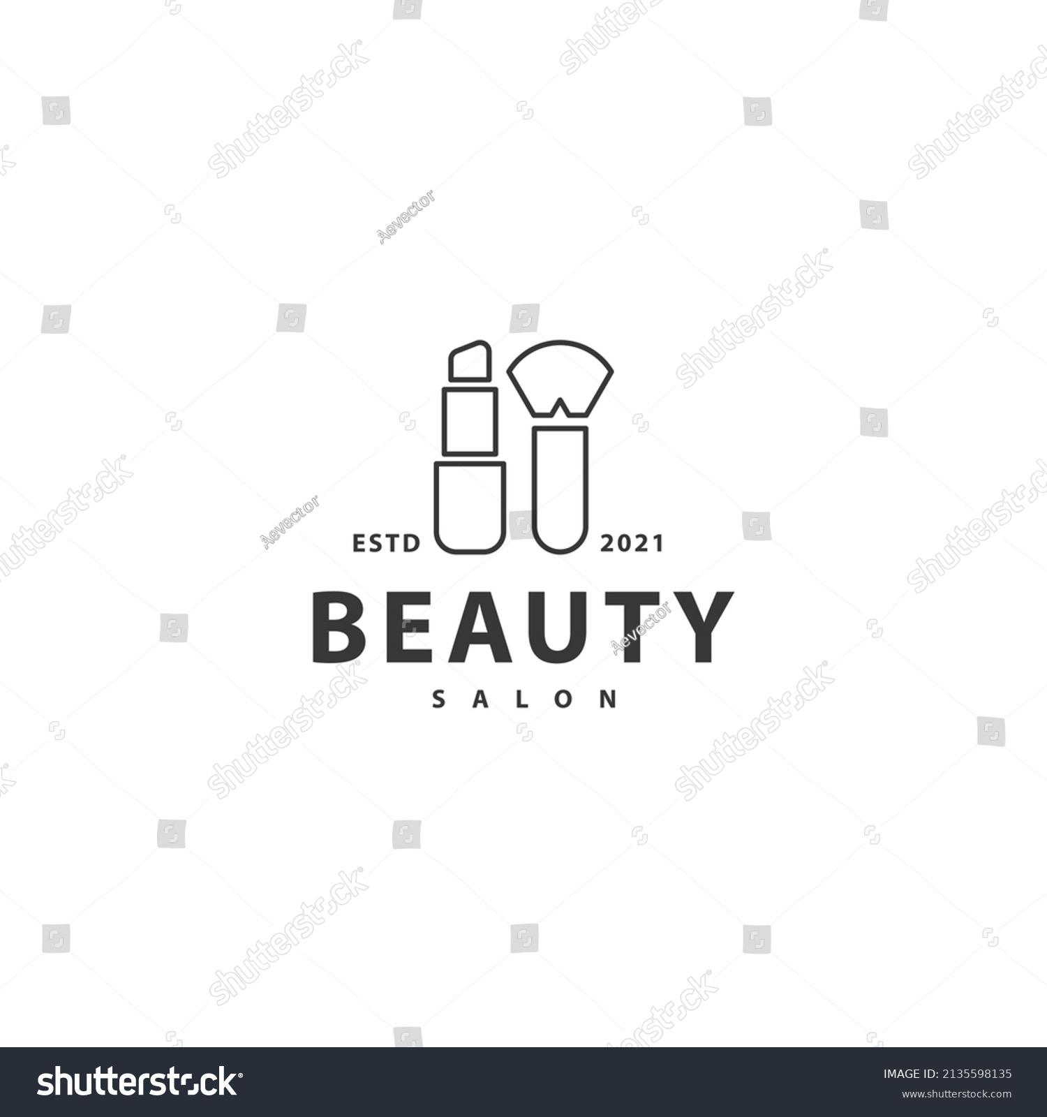 Beauty Logo Icon Sign Symbol Design Stock Vector (Royalty Free ...