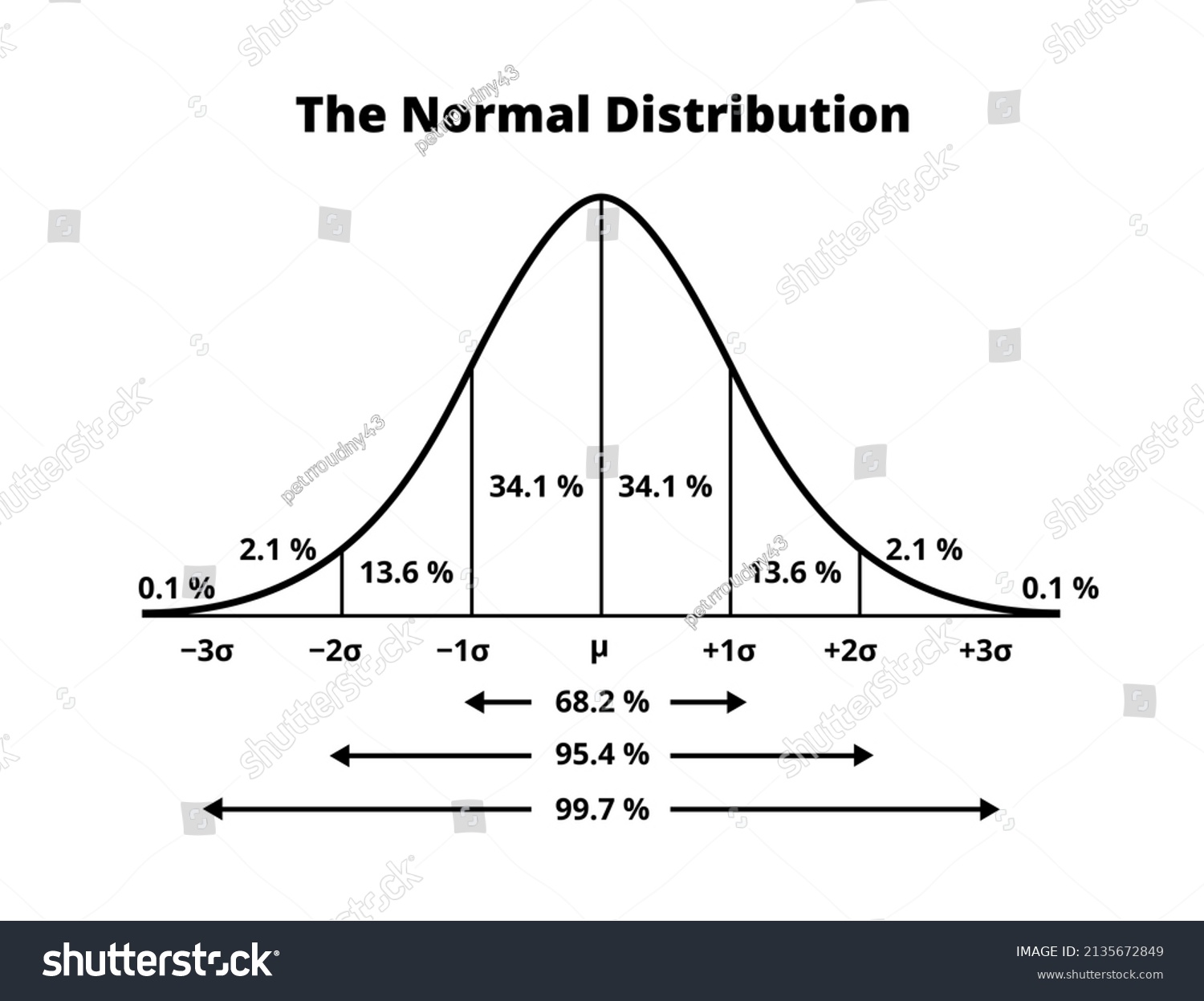 Vector Black White Scientific Graph Chart Stock Vector (Royalty Free ...