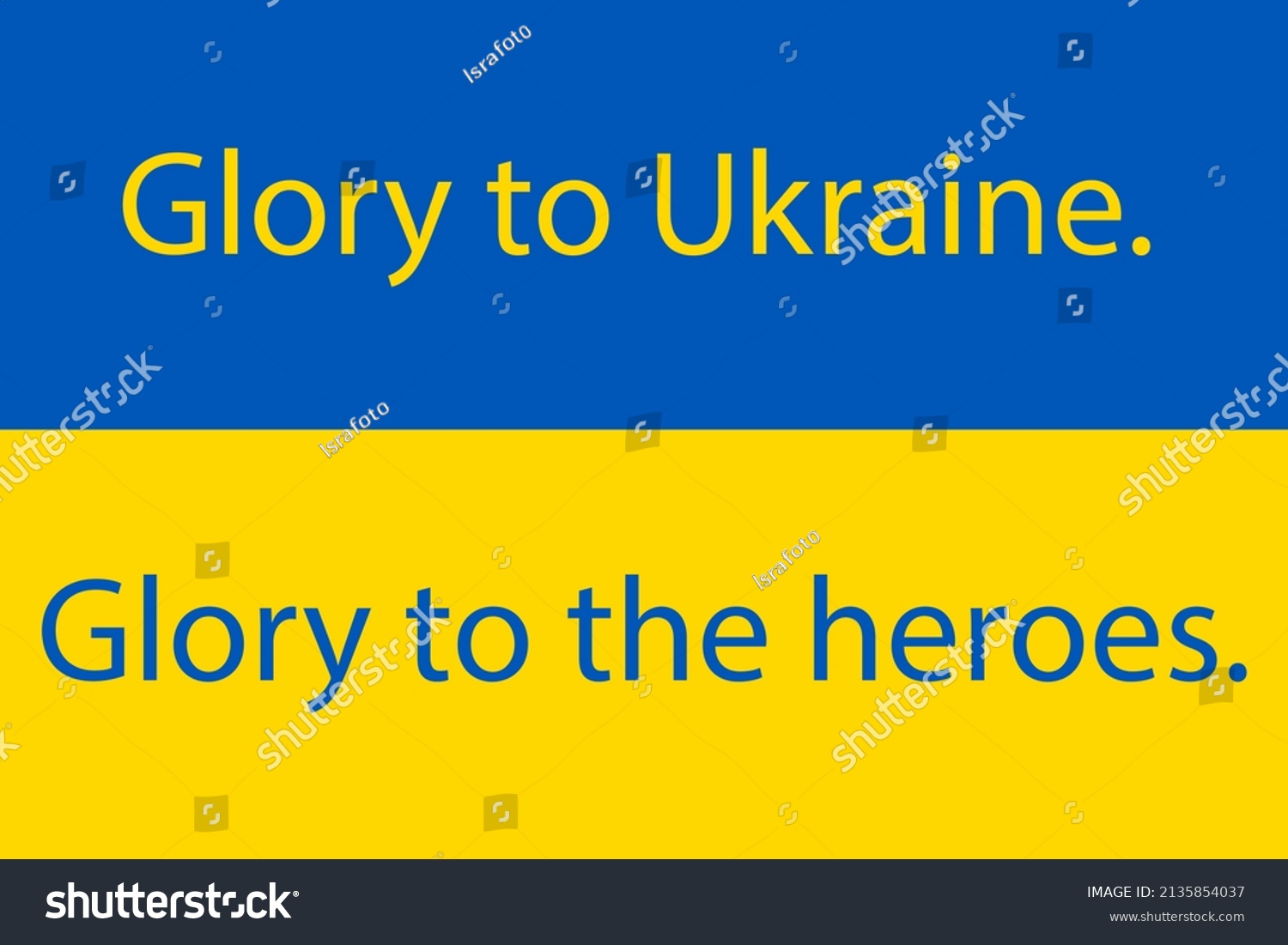 Glory Ukraine Glory Heroes Patrionic Ukrainian Stock Vector (Royalty ...