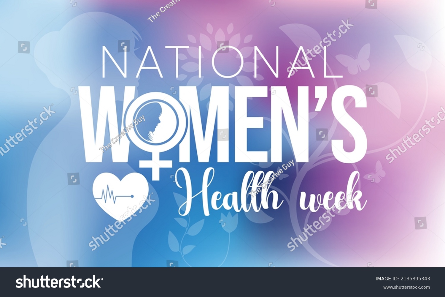 National Womens Health Week Starts Each Stock Vector (Royalty Free