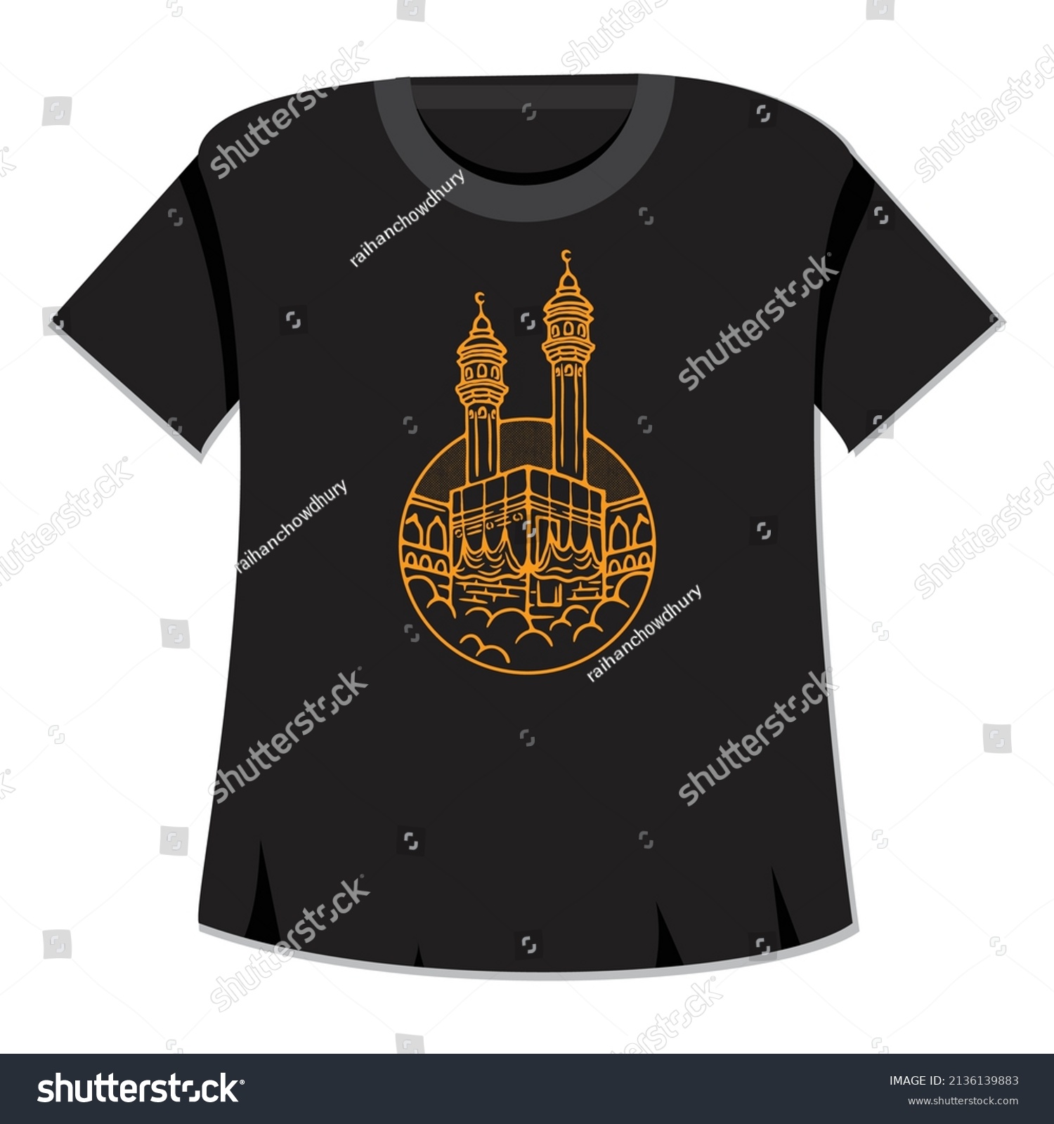 Best Tshirt Design Islamic Vector Golden Stock Vector (Royalty Free ...