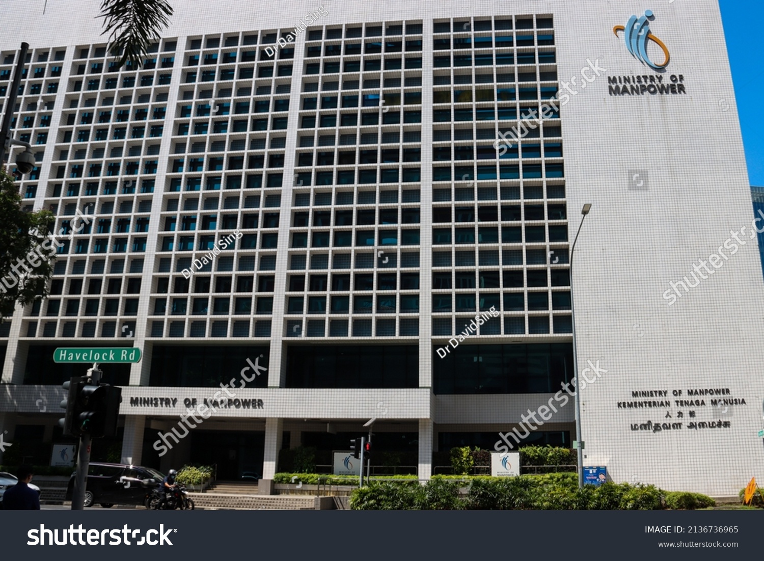 Singapore 16 Mar 2022 Ministry Manpower Stock Photo 2136736965 ...