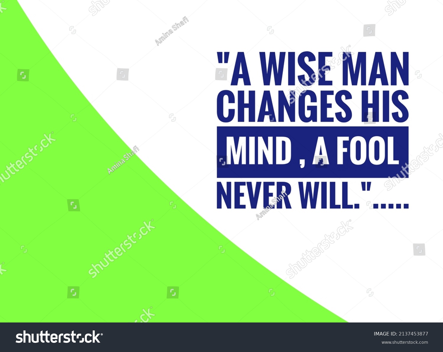 Wise Man Changes His Mind Fool Stock Illustration Shutterstock