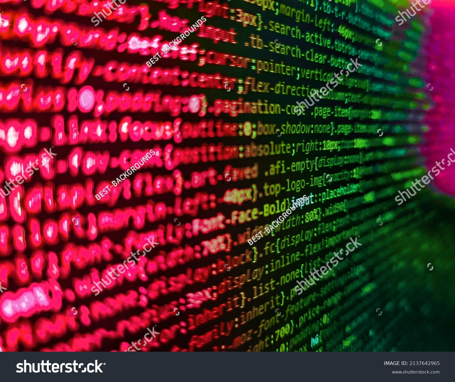 Photo Computer Digital Background Developer Working Stock Photo ...