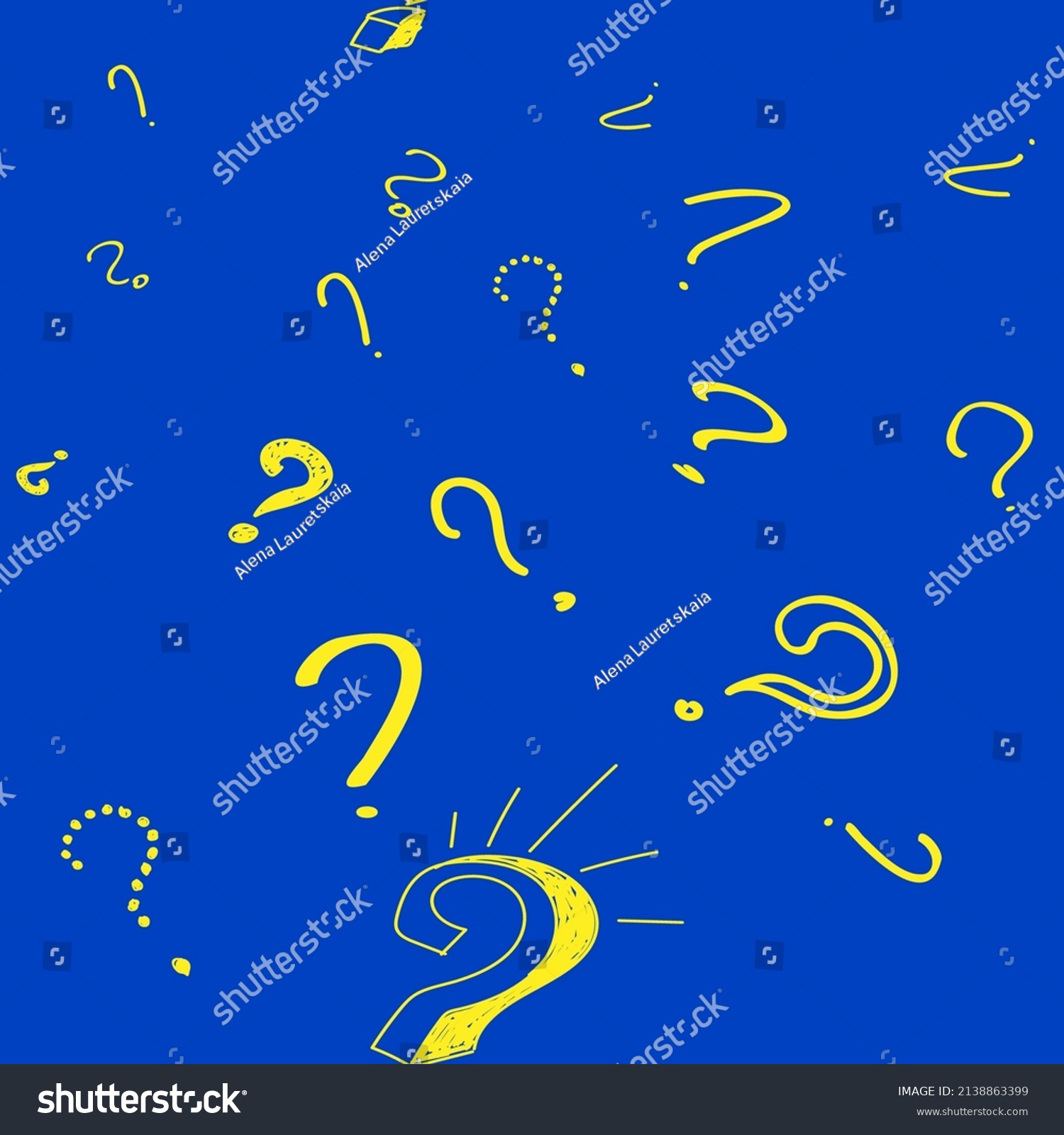 Vector Illustration Question Mark Seamless Pattern Stock Vector Royalty Free 2138863399 4696