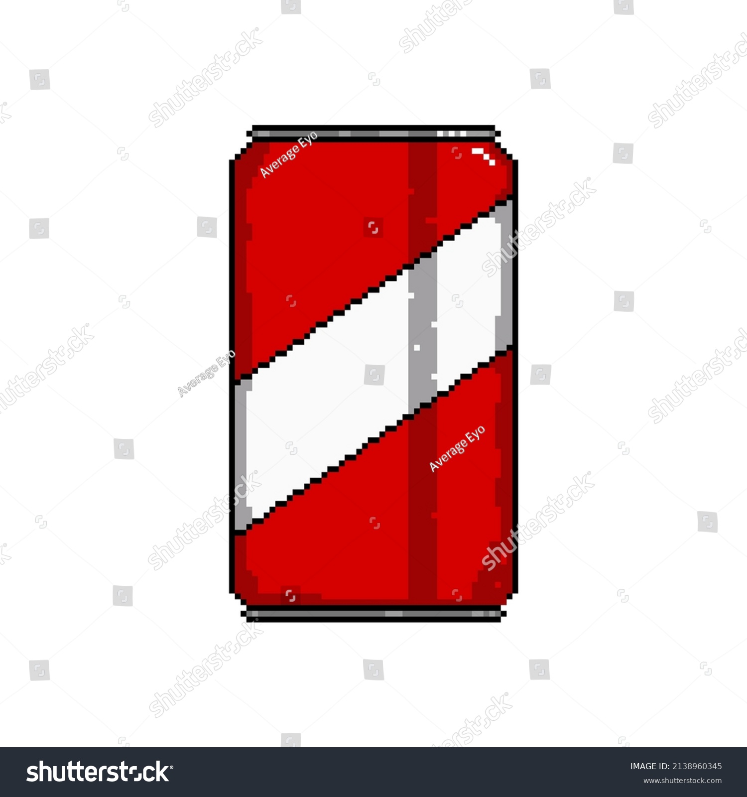 Pixel Art Can Soda 8bit Stock Illustration 2138960345 | Shutterstock