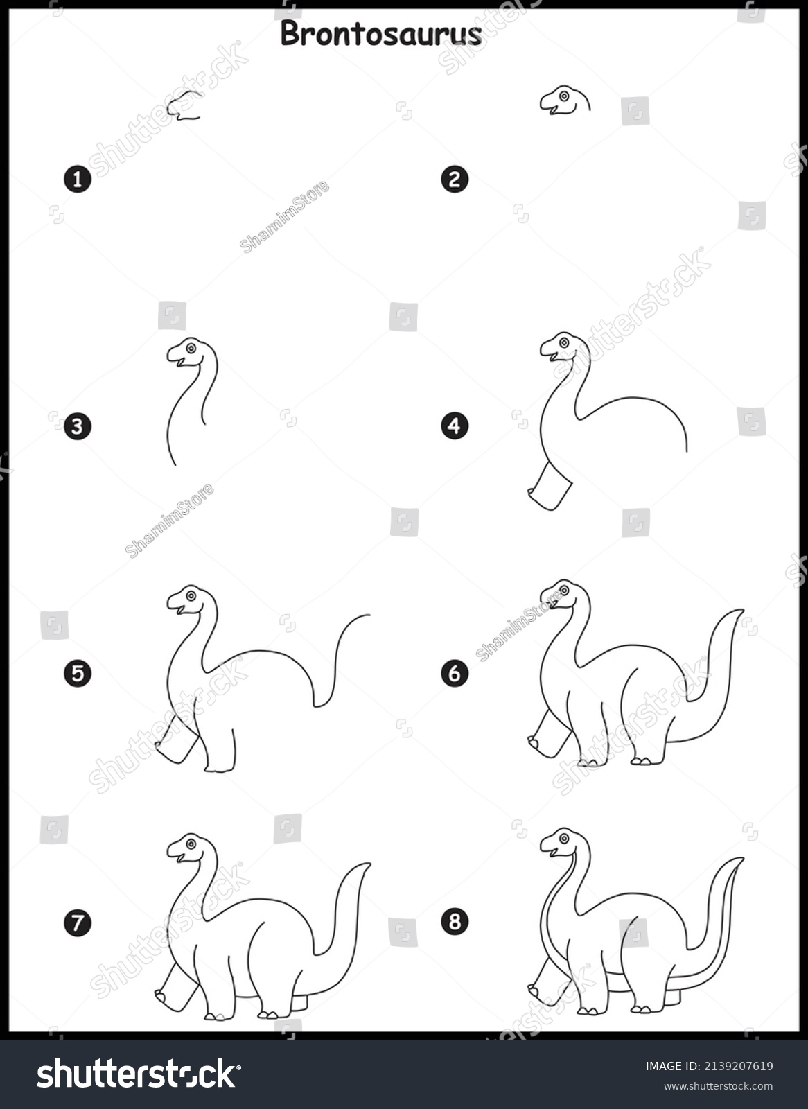 how to draw a hydra step by step