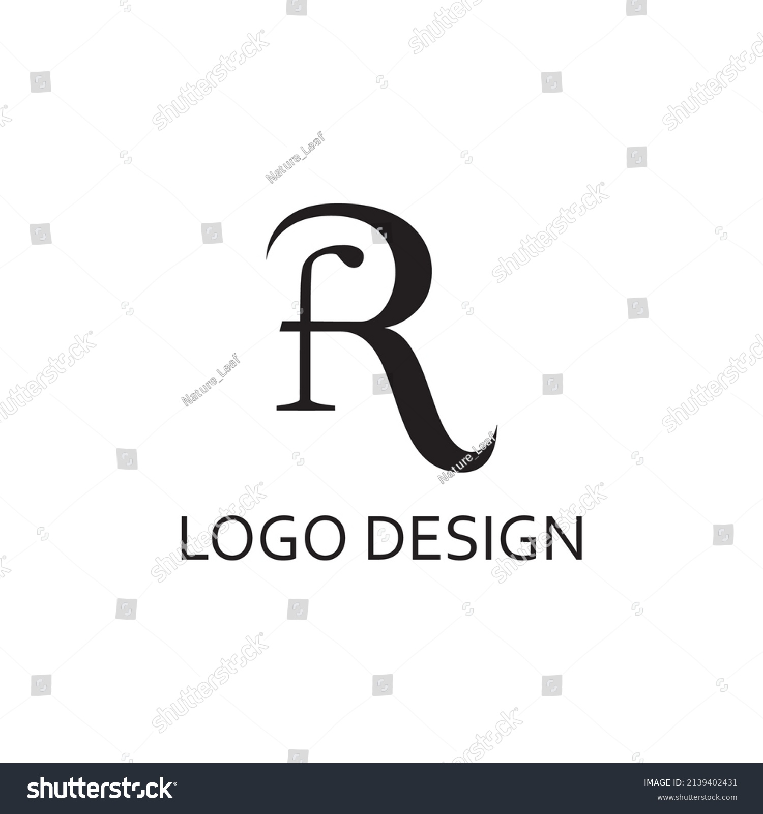 Old Letter R Logo Design Template Stock Vector (Royalty Free ...