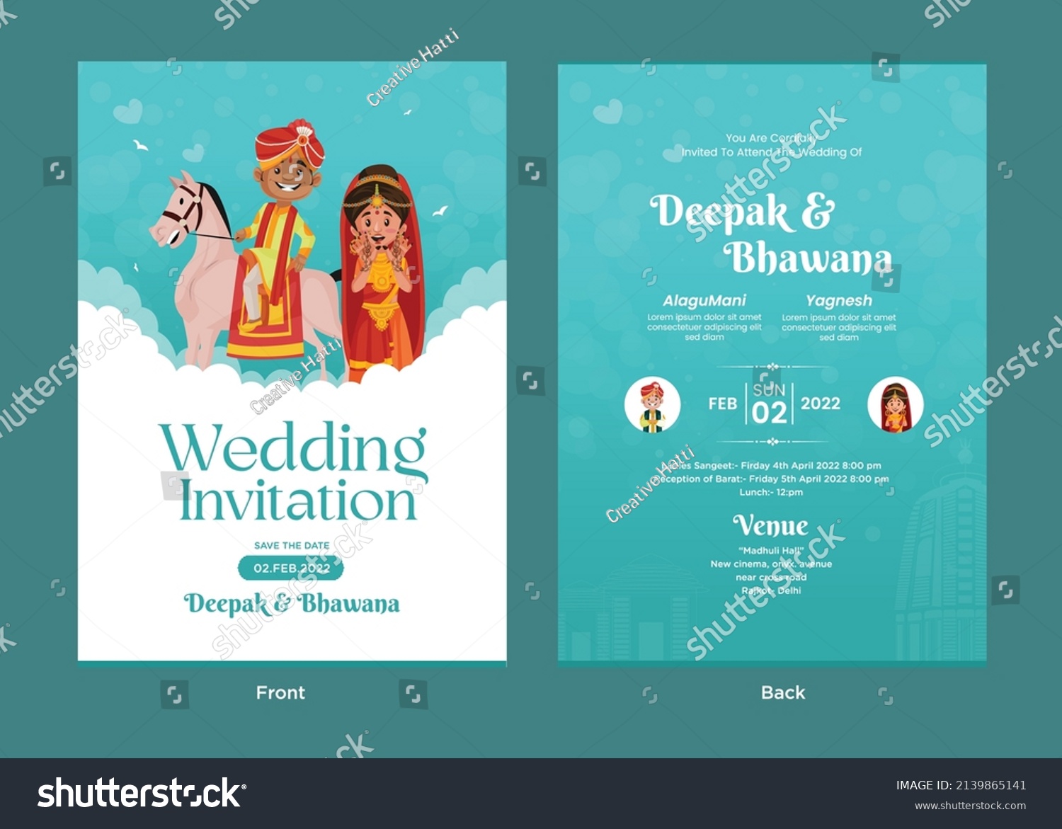 indian traditional wedding vector