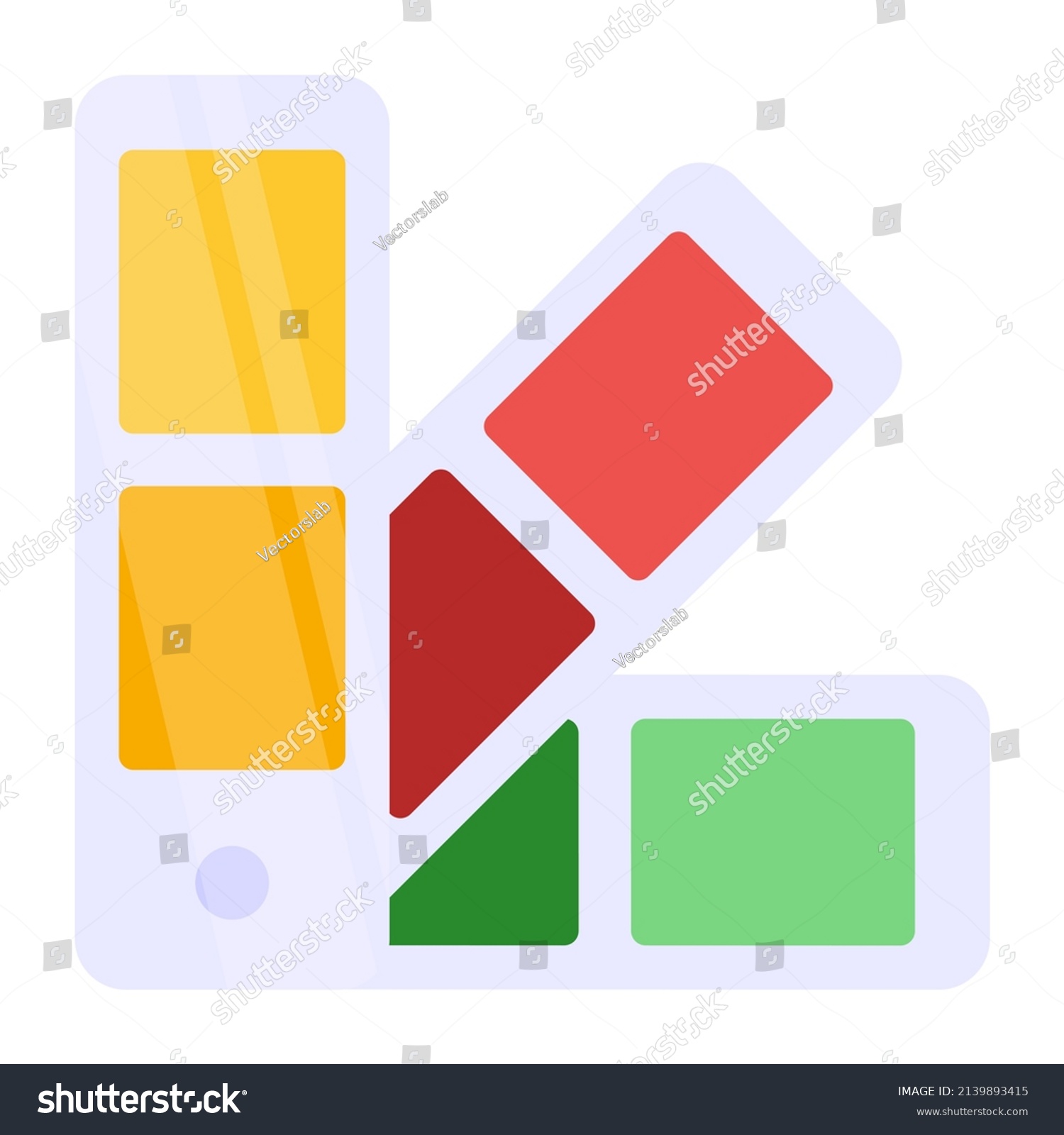 Creative Design Vector Paint Swatches Stock Vector Royalty Free   Stock Vector A Creative Design Vector Of Paint Swatches 2139893415 