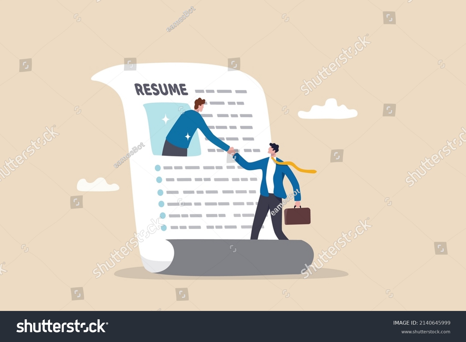 Success Candidate Get New Job Best Stock Vector (Royalty Free ...