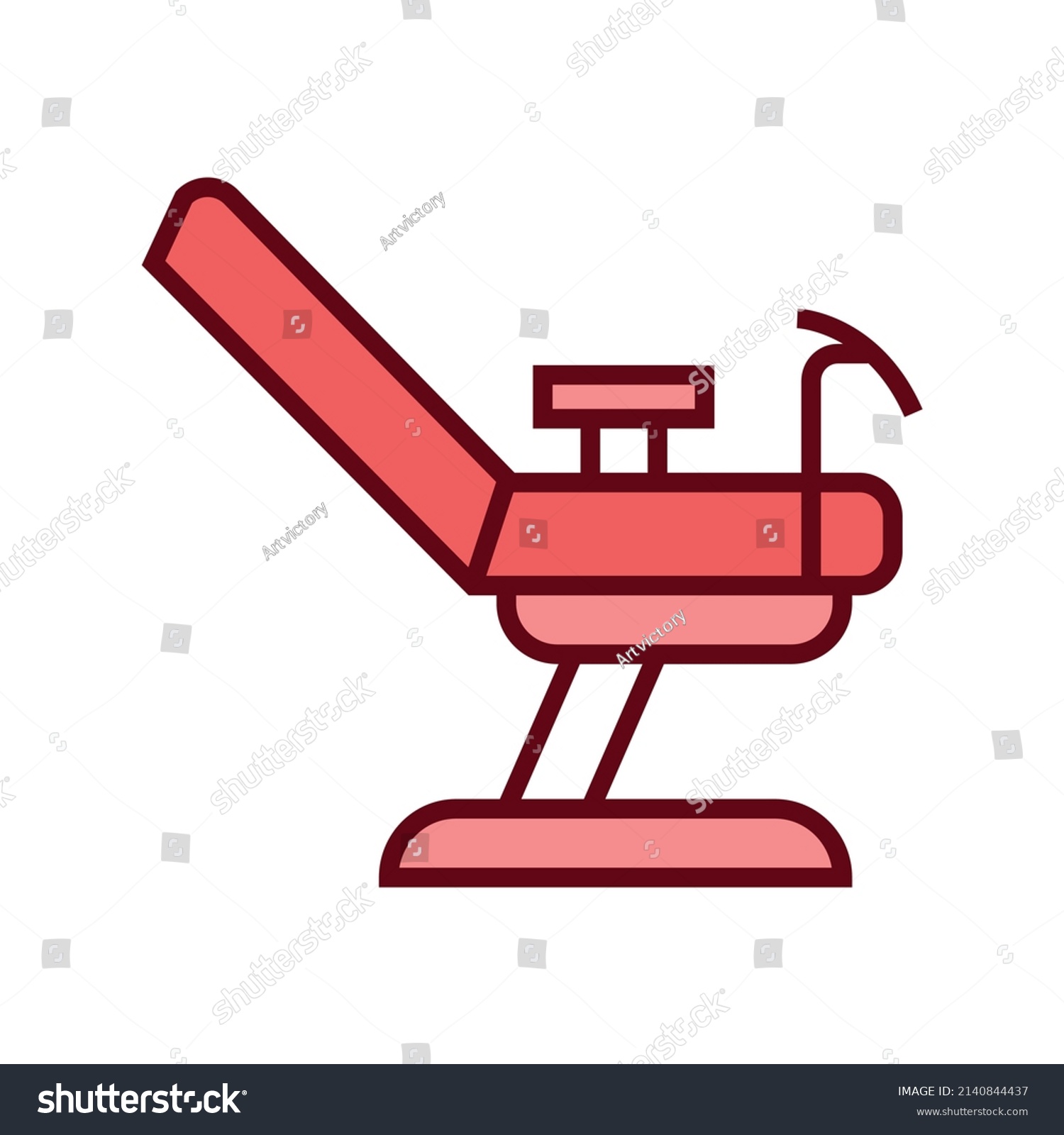 Gynecological Chair Icon Woman Intimate Hygiene Stock Vector Royalty Free 2140844437 6795