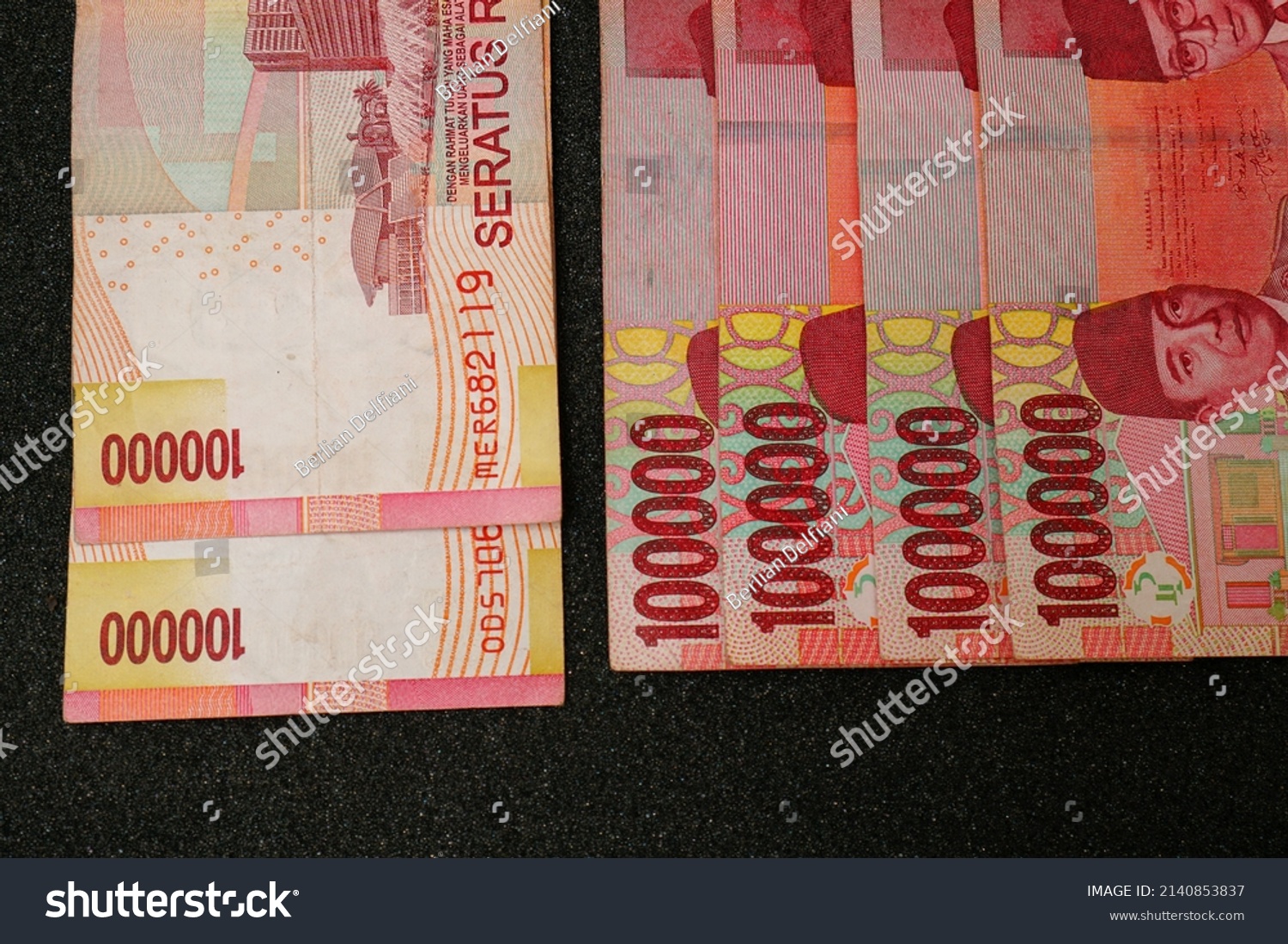 Indonesian Rupiah Official Currency Indonesia Idr Stock Photo ...