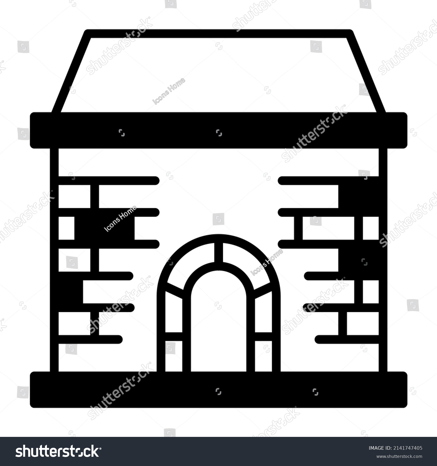 Architecture Building Vector Illustration Isolated On Stock Vector ...