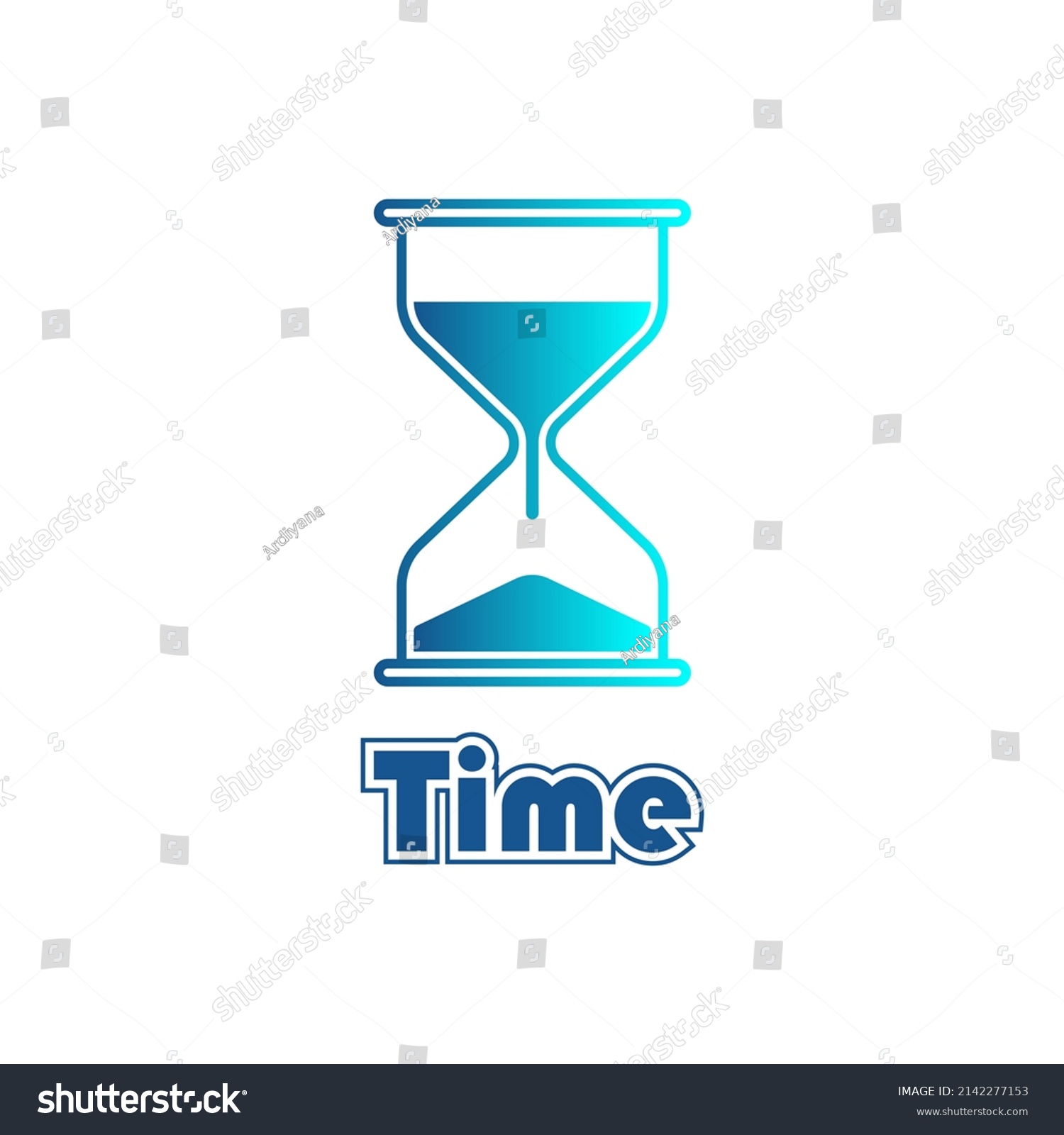 Sand Timer Logo Vector Graphics Stock Vector (Royalty Free) 2142277153 ...