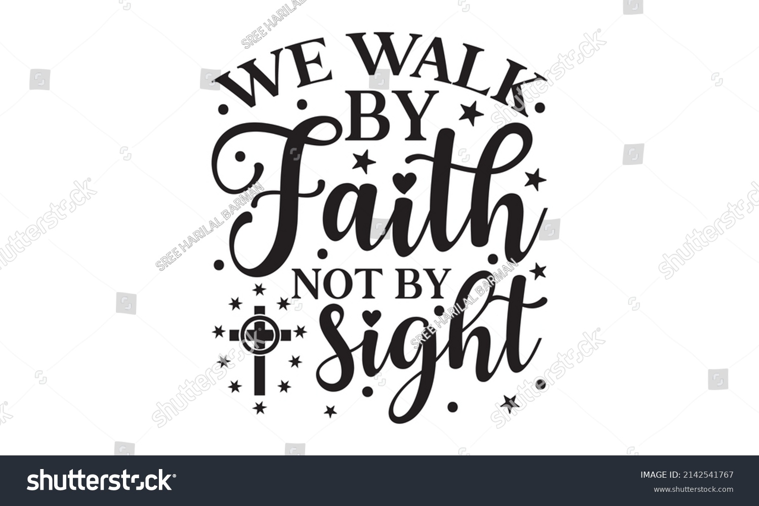 Bible Quote Motivational Inspirational Quote Christian Stock Vector ...