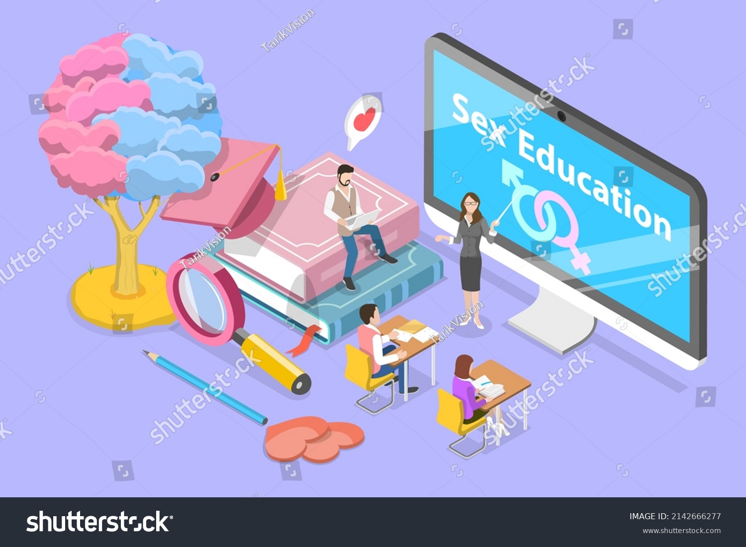 3d Isometric Flat Conceptual Illustration Sex Stock Illustration 2142666277 Shutterstock 