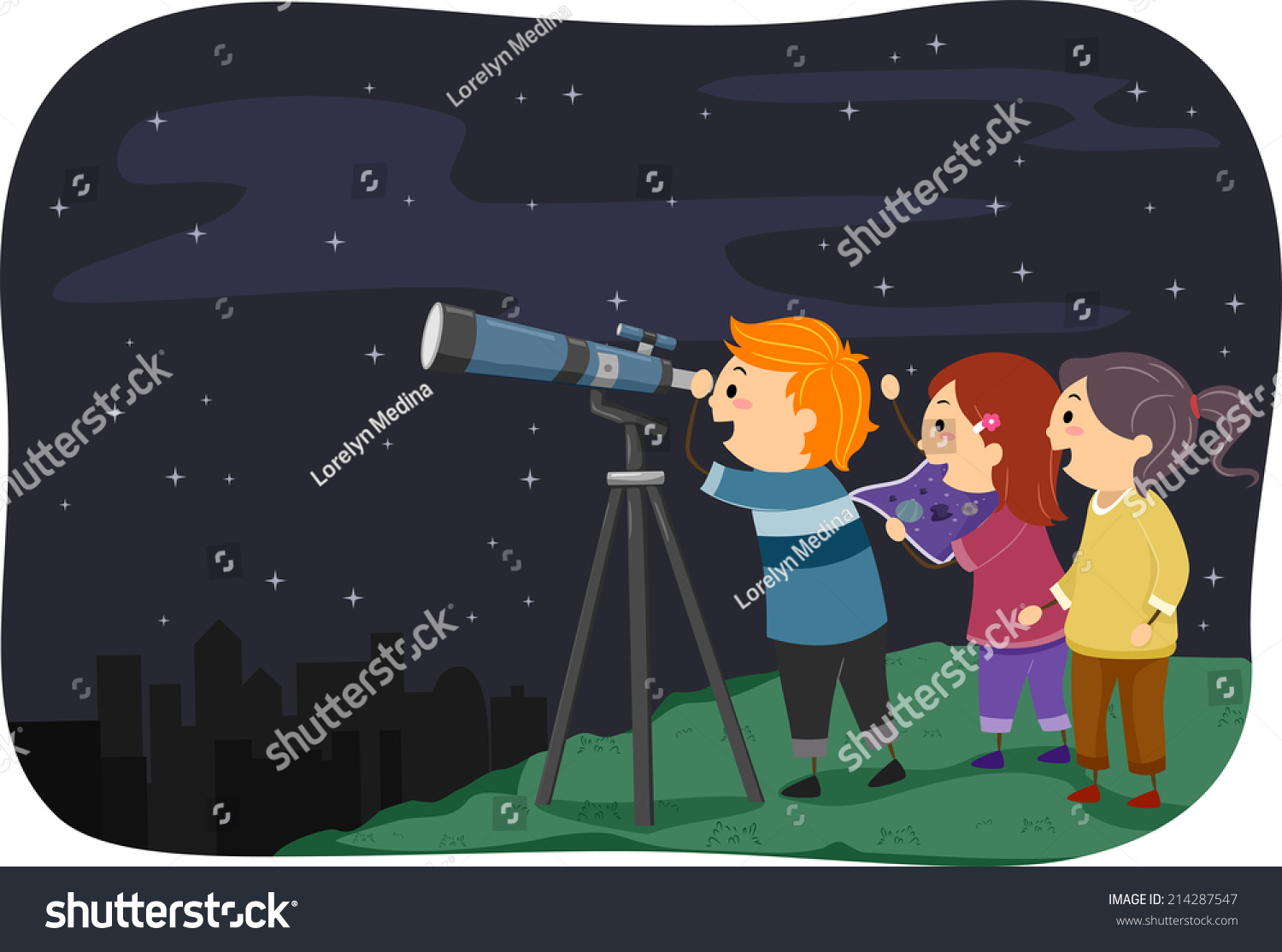 Мальчик с телескопом