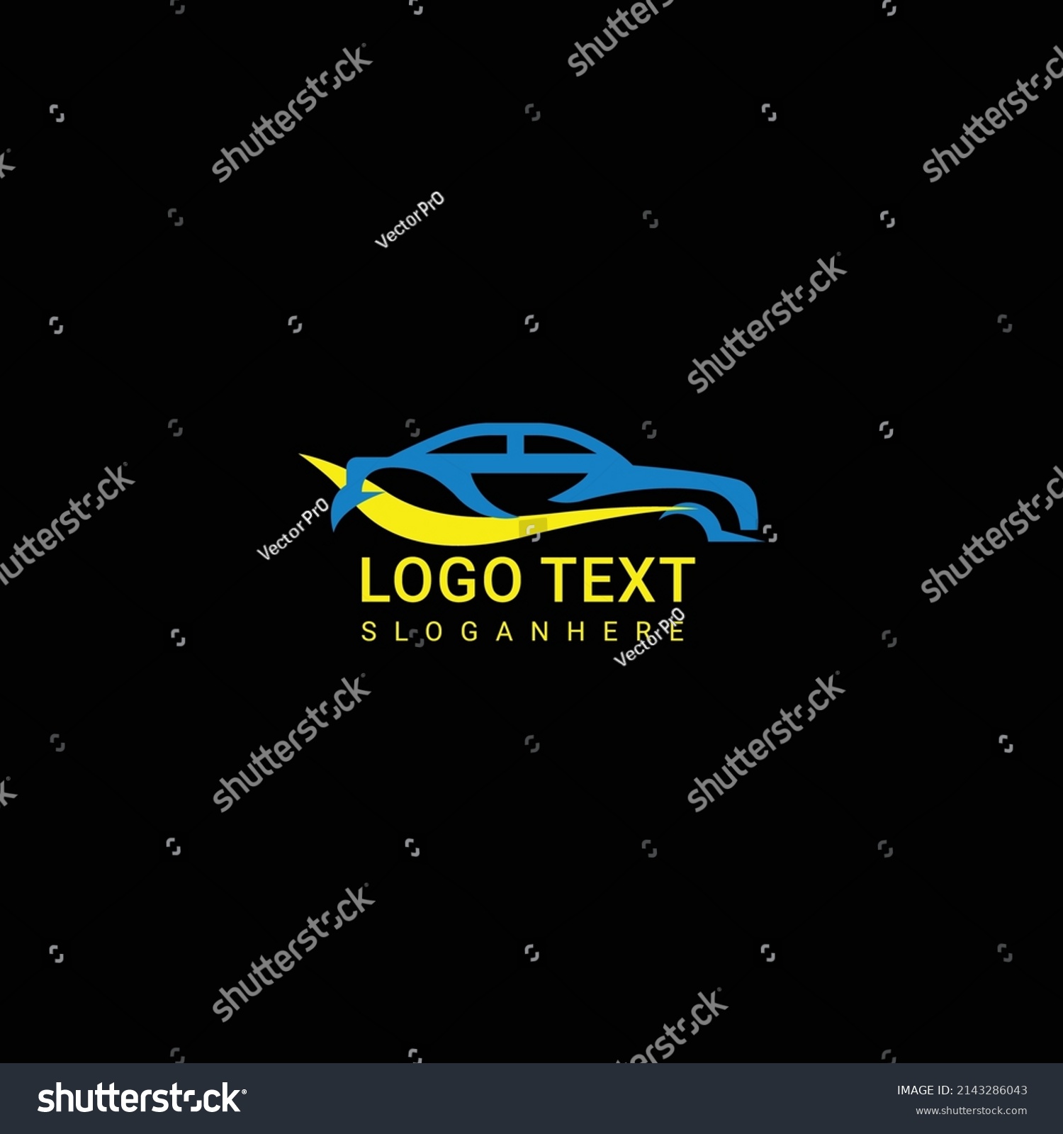 Car Garage Premium Concept Logo Design Stock Vector (Royalty Free ...