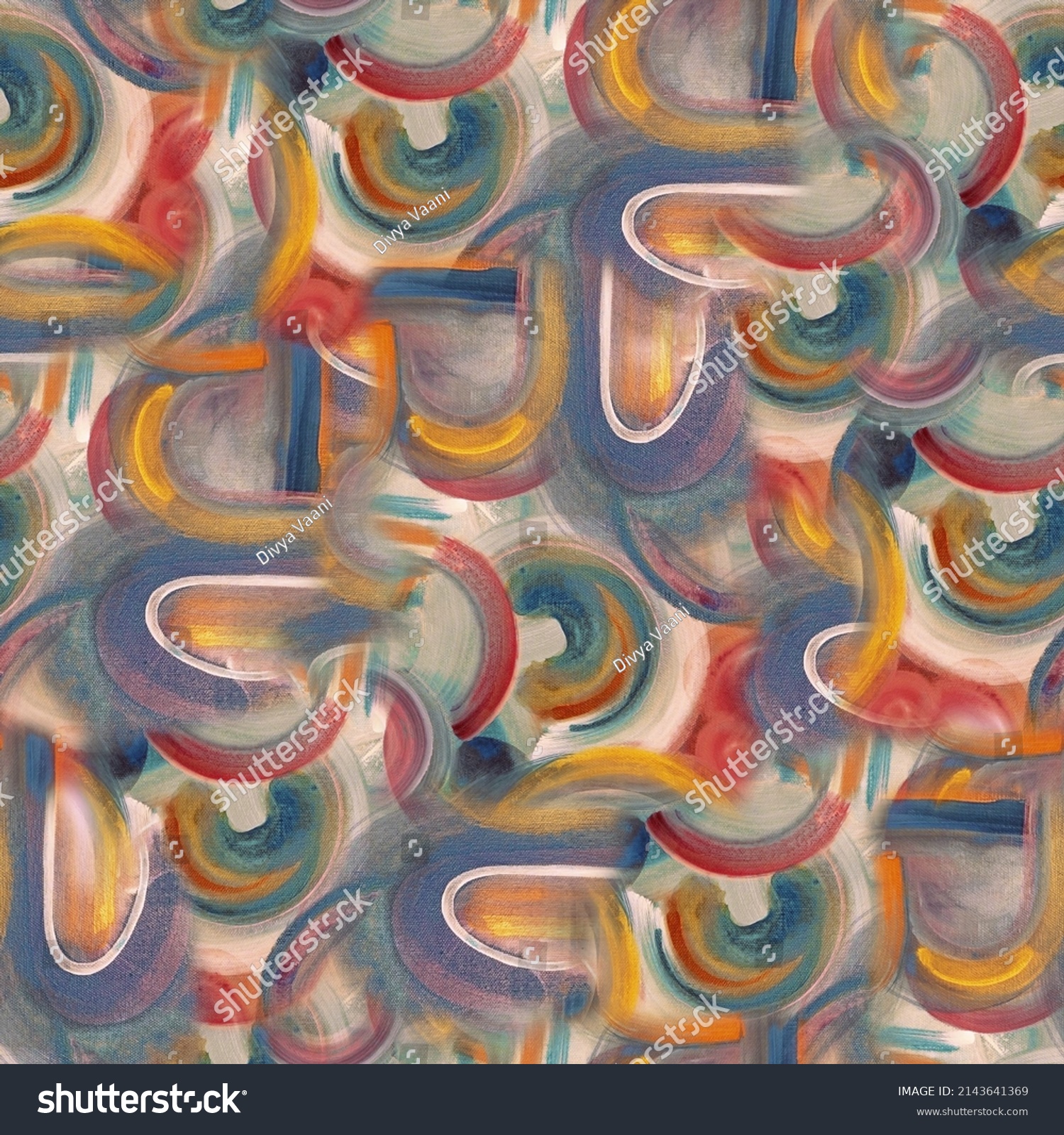 New Orleans New Abstract Art Prints Stock Illustration 2143641369