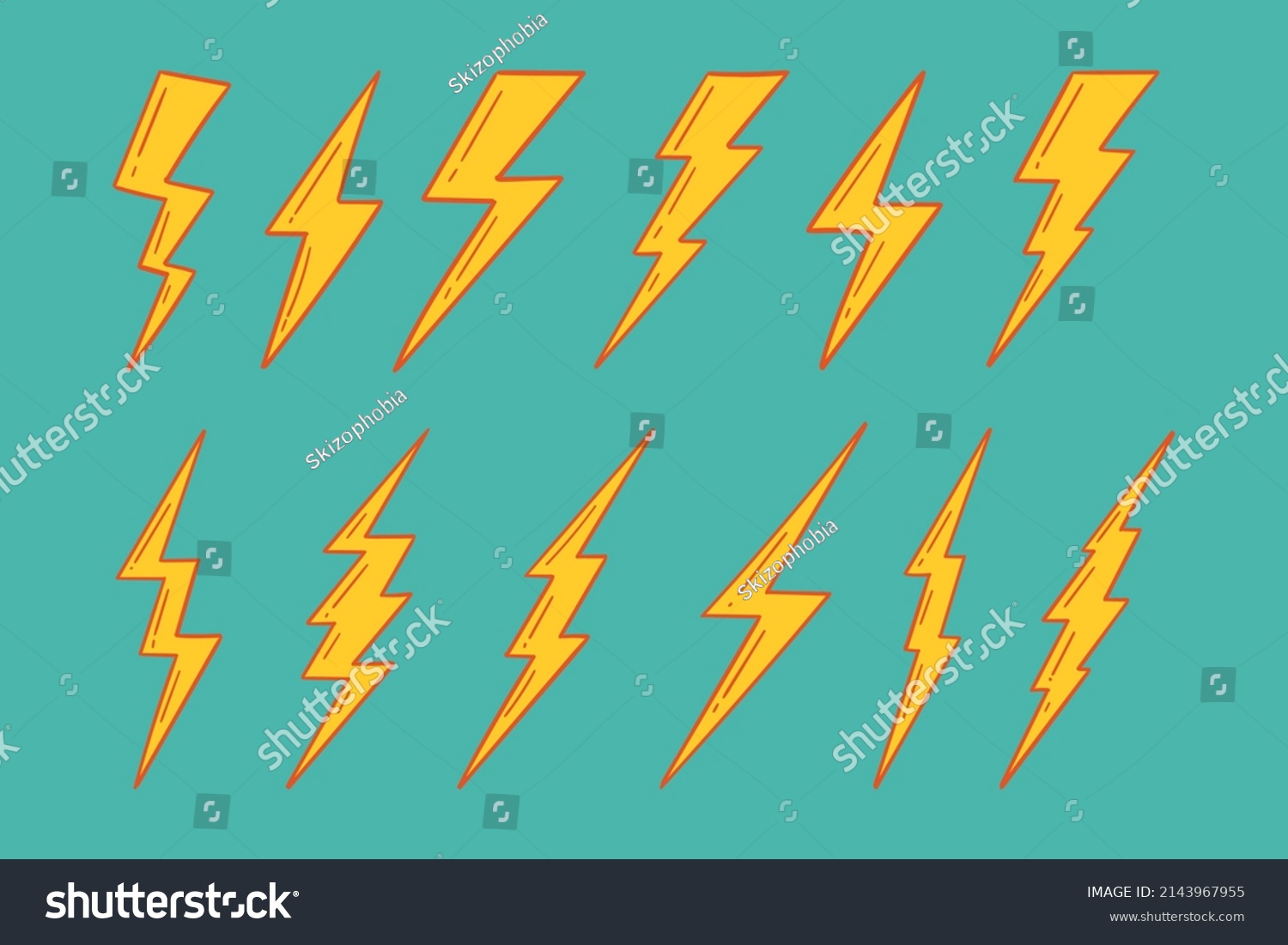 collection-set-doodle-lightning-bolt-symbol-stock-vector-royalty-free