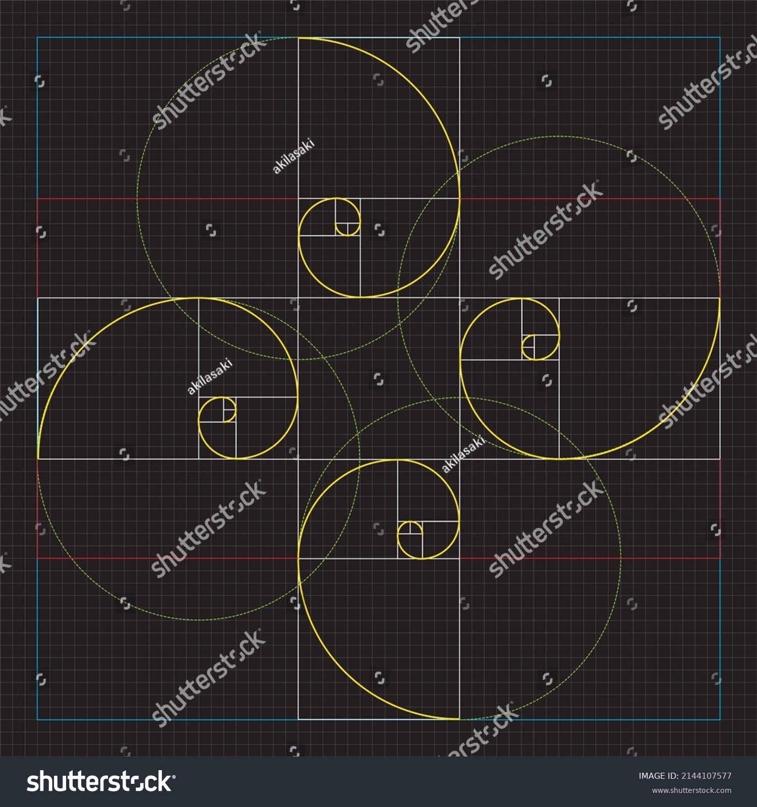 Golden Ratio Template Golden Ratio Formula Stock Vector (Royalty Free ...