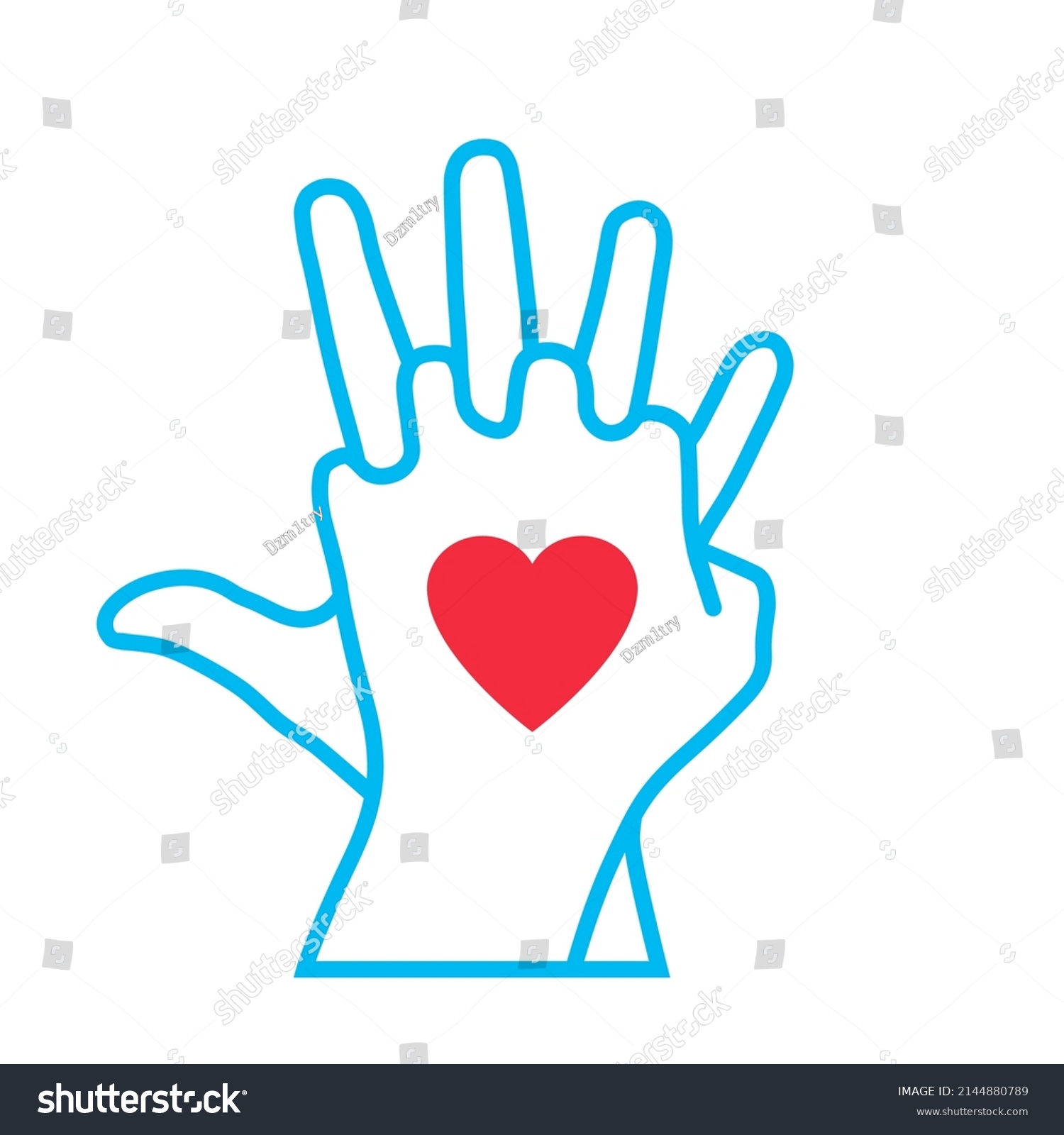 Hands Only Cpr Outline Icon Clipart Stock Vector (Royalty Free ...