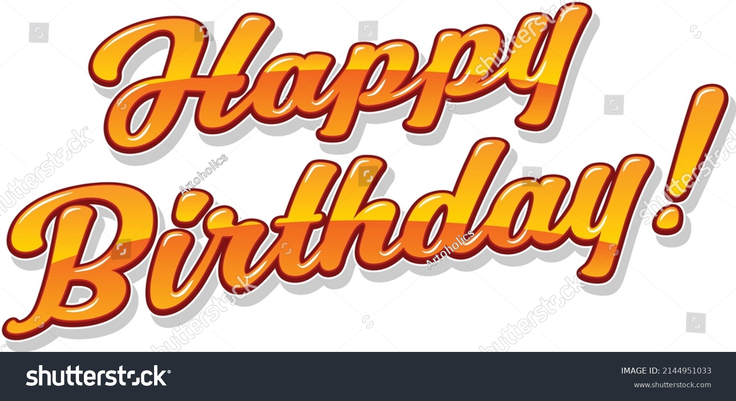 Happy Birthday Wish Birthday Message Vector Stock Vector (Royalty Free ...