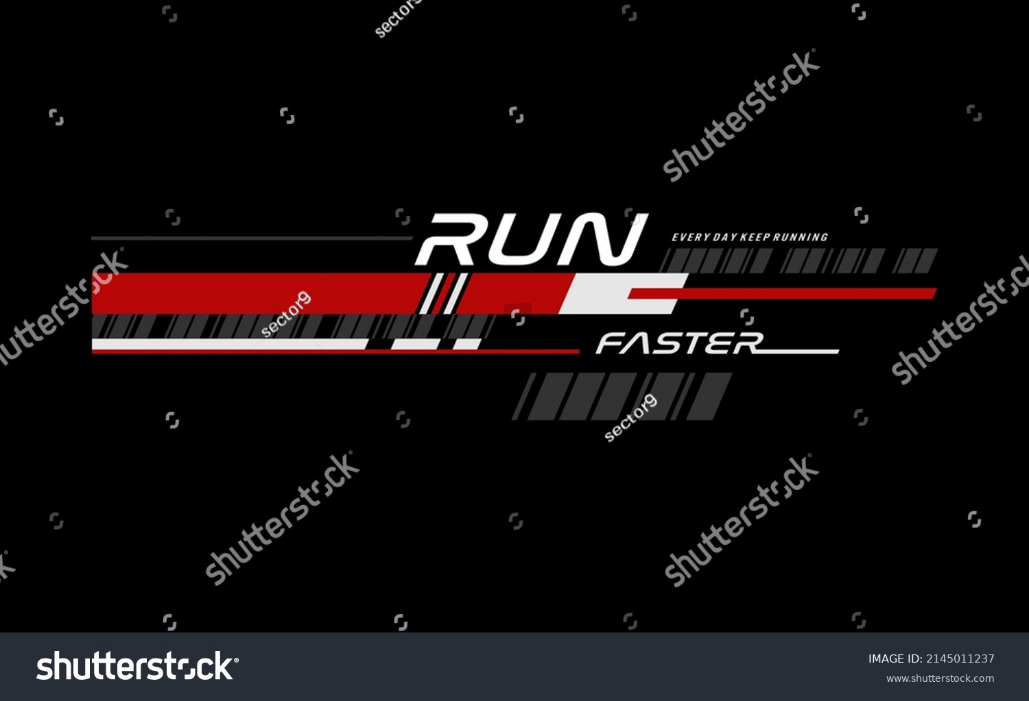 Vector Illustration On Theme Run Running Stock Vector (Royalty Free ...