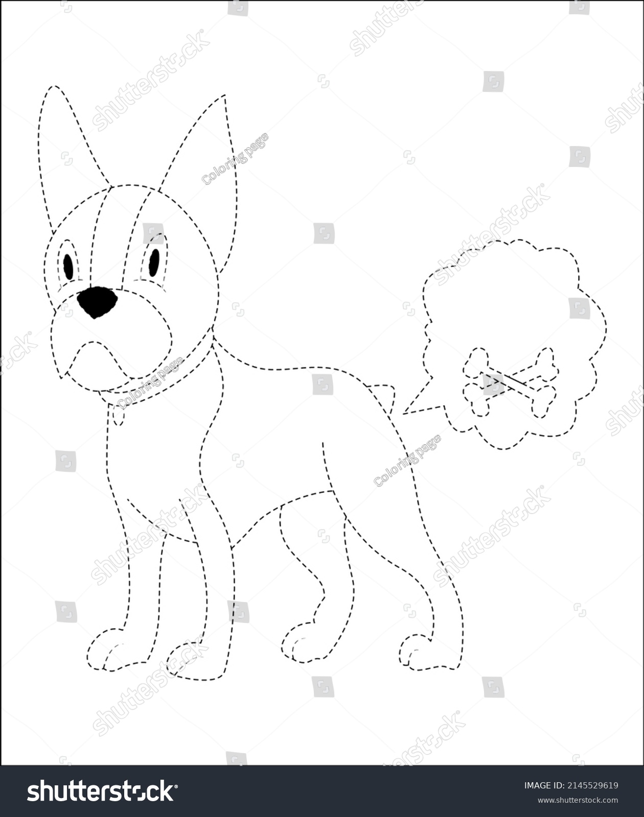 Farting Coloring Page Coloring Book Page Stock Vector (Royalty Free ...