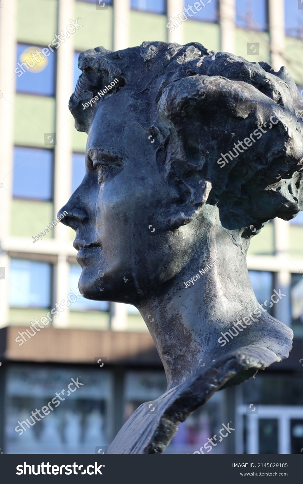 Alesund Norway March 2022 Statue Margit Stock Photo 2145629185 ...