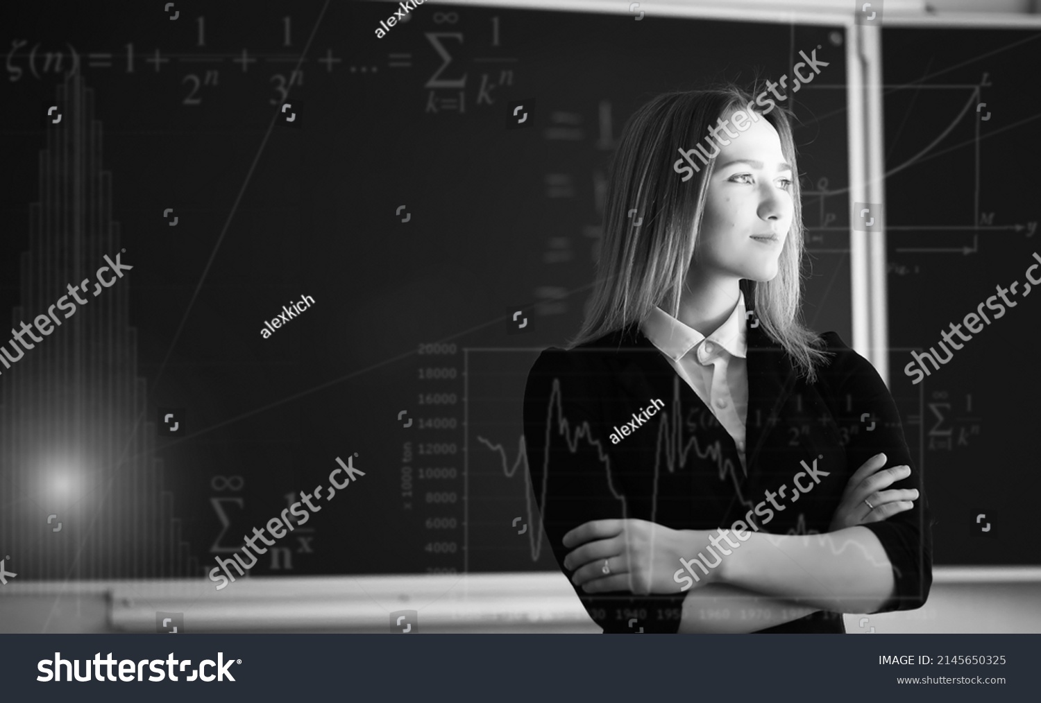 Young Girl Teacher Primary School Class Stock Photo 2145650325 ...