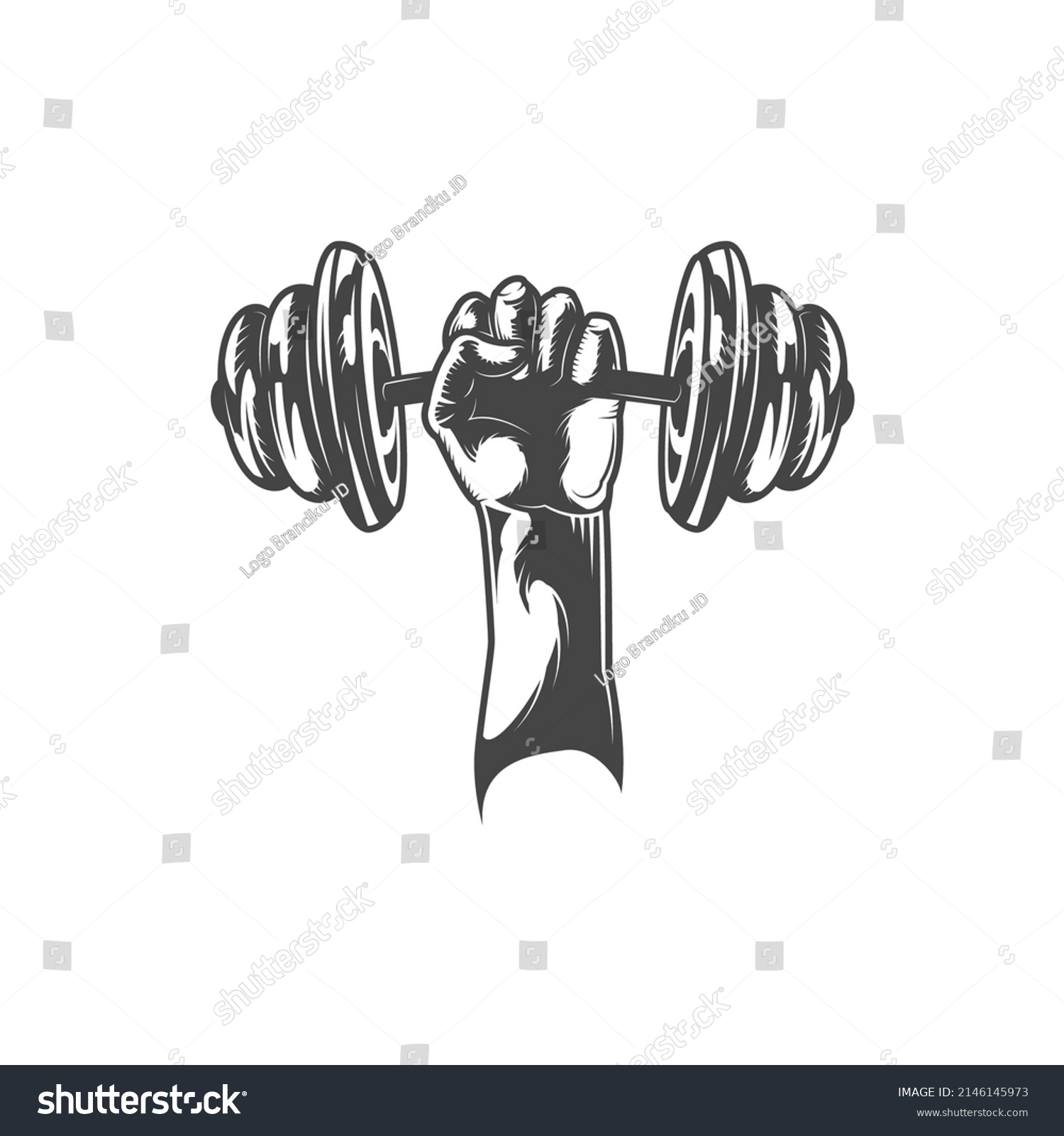 Sports Themed Logo Design On White Stock Vector (Royalty Free ...