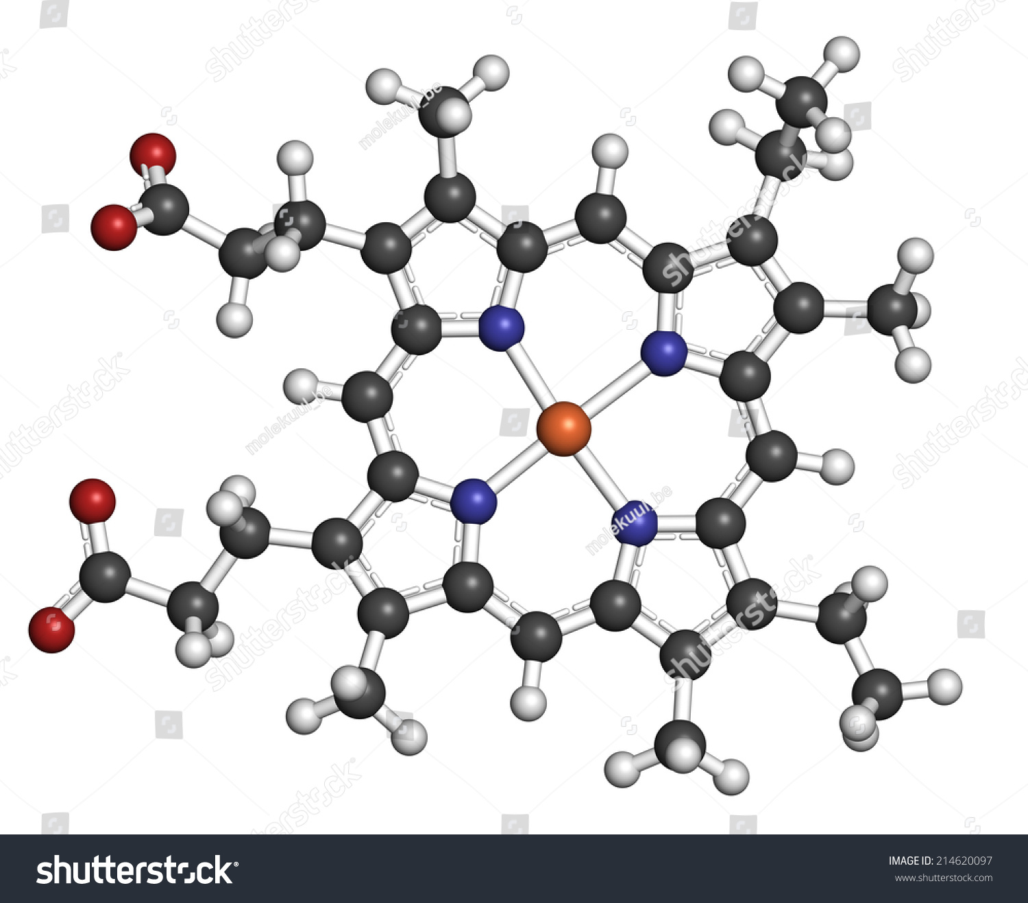 Heme B Haem B Molecule Heme Stock Illustration 214620097 | Shutterstock