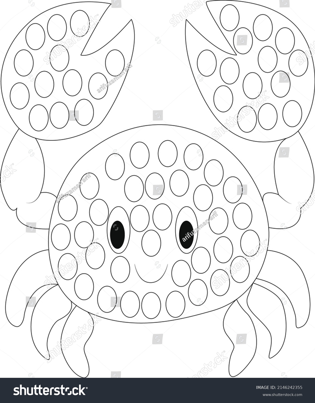 Dot Coloring Page Dot Coloring Book Stock Vector (Royalty Free ...