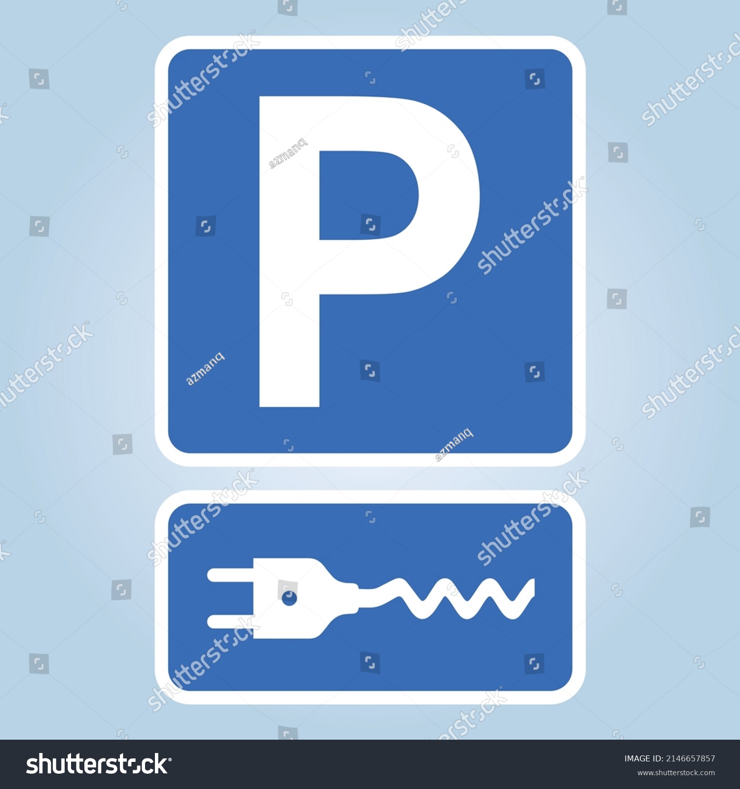 Denmark Electric Vehicles Ev Charging Station Stock Vector (Royalty ...