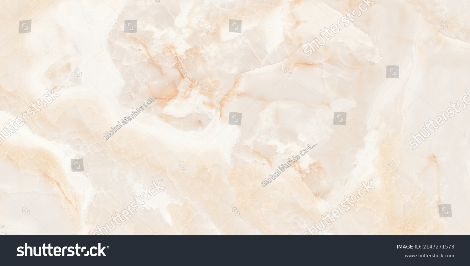 Polished Beige Color Onyx Marble Texture Stock Photo 2147271573 ...