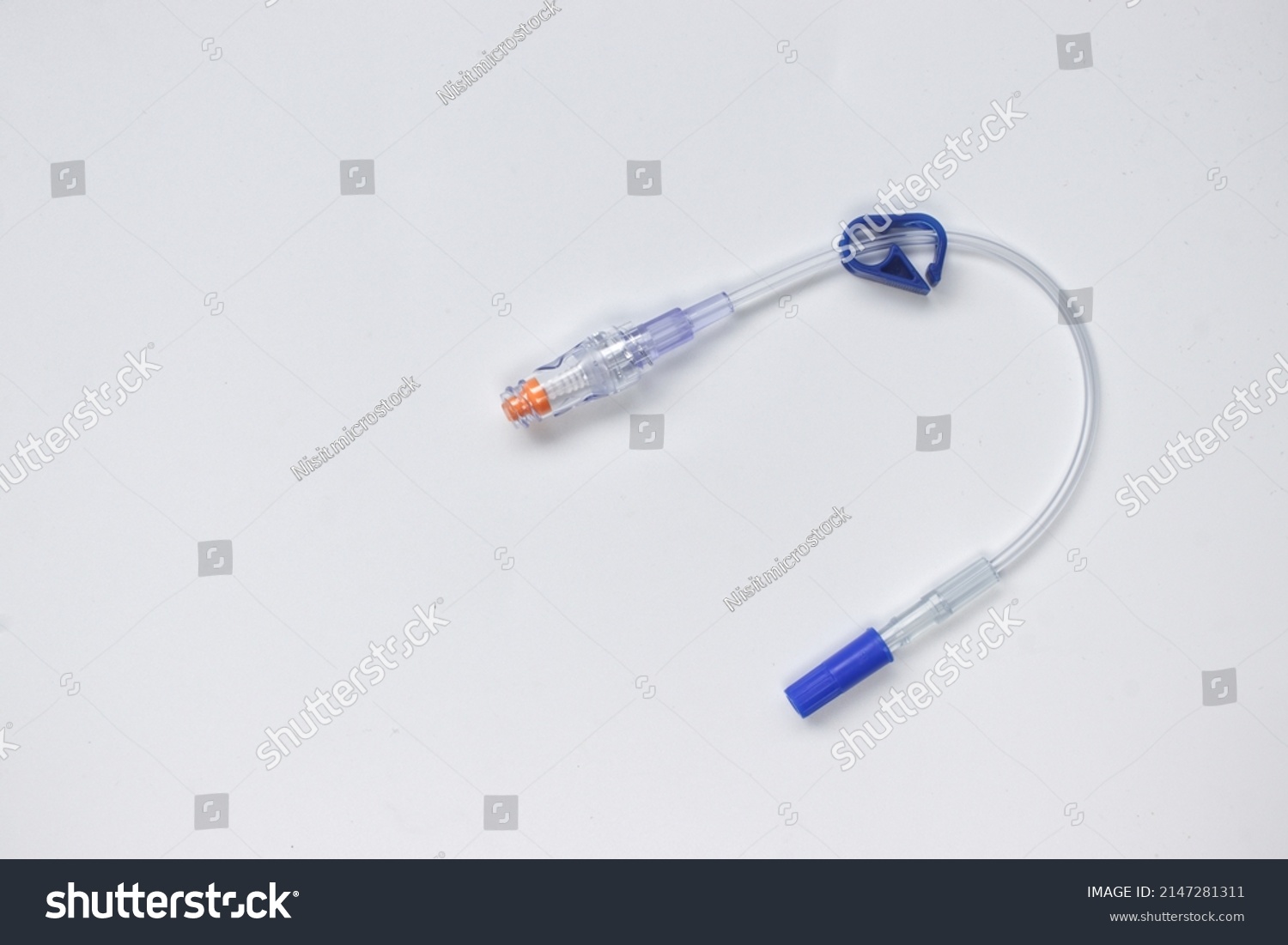 Extension Tube Connector Intravenous Catheter On Stock Photo 2147281311 ...