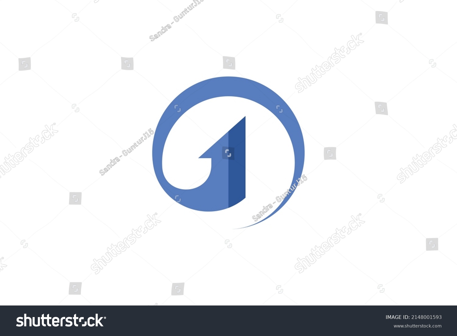 Number 1 Color Logo Vector Stock Vector (Royalty Free) 2148001593