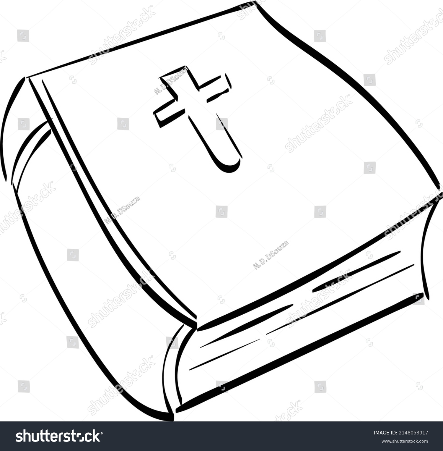 Sketch First Holy Communion Element Hand Stock Vector (Royalty Free ...