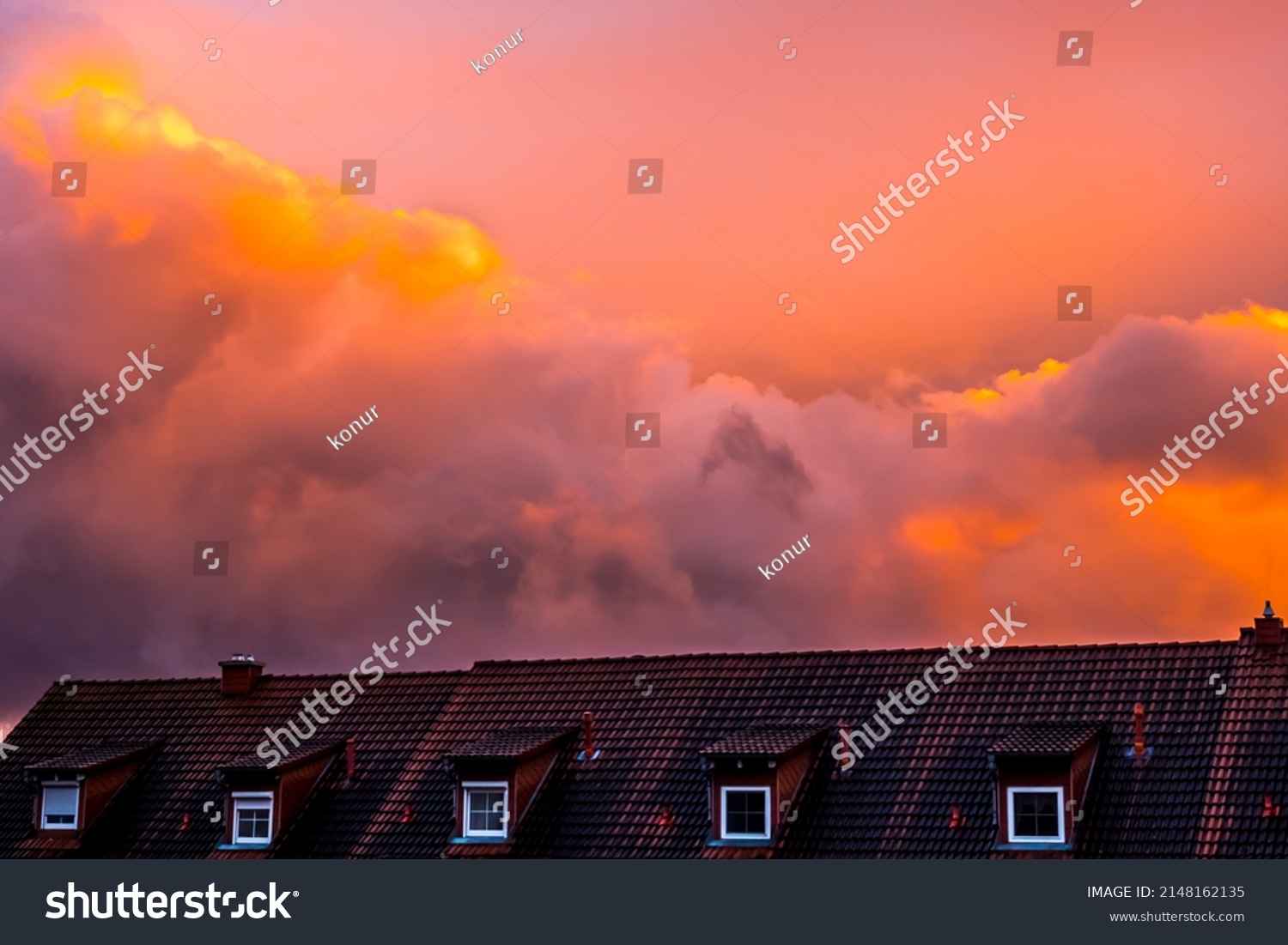 Over Roofs Images Stock Photos Vectors Shutterstock