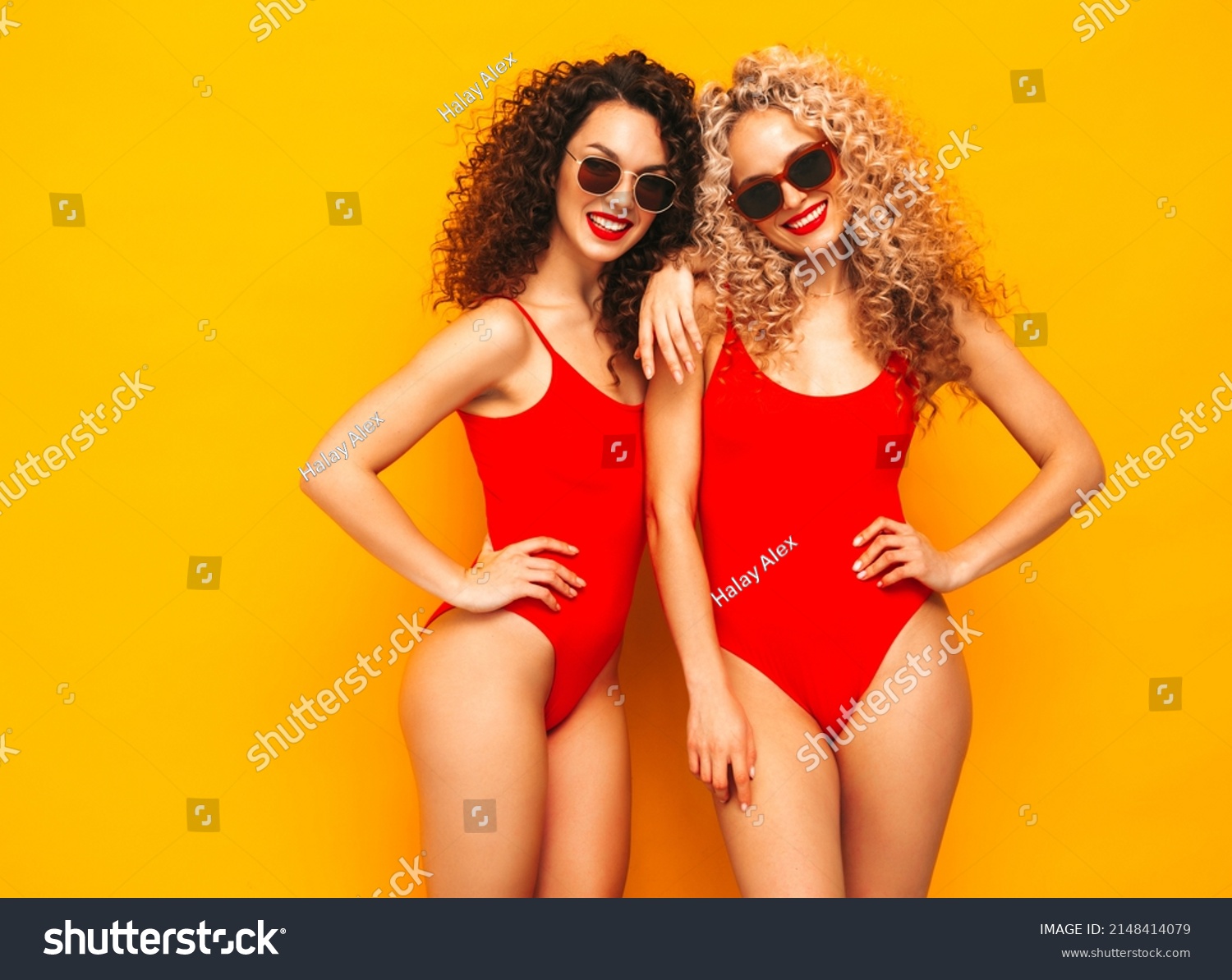 teenagers in bathing suits