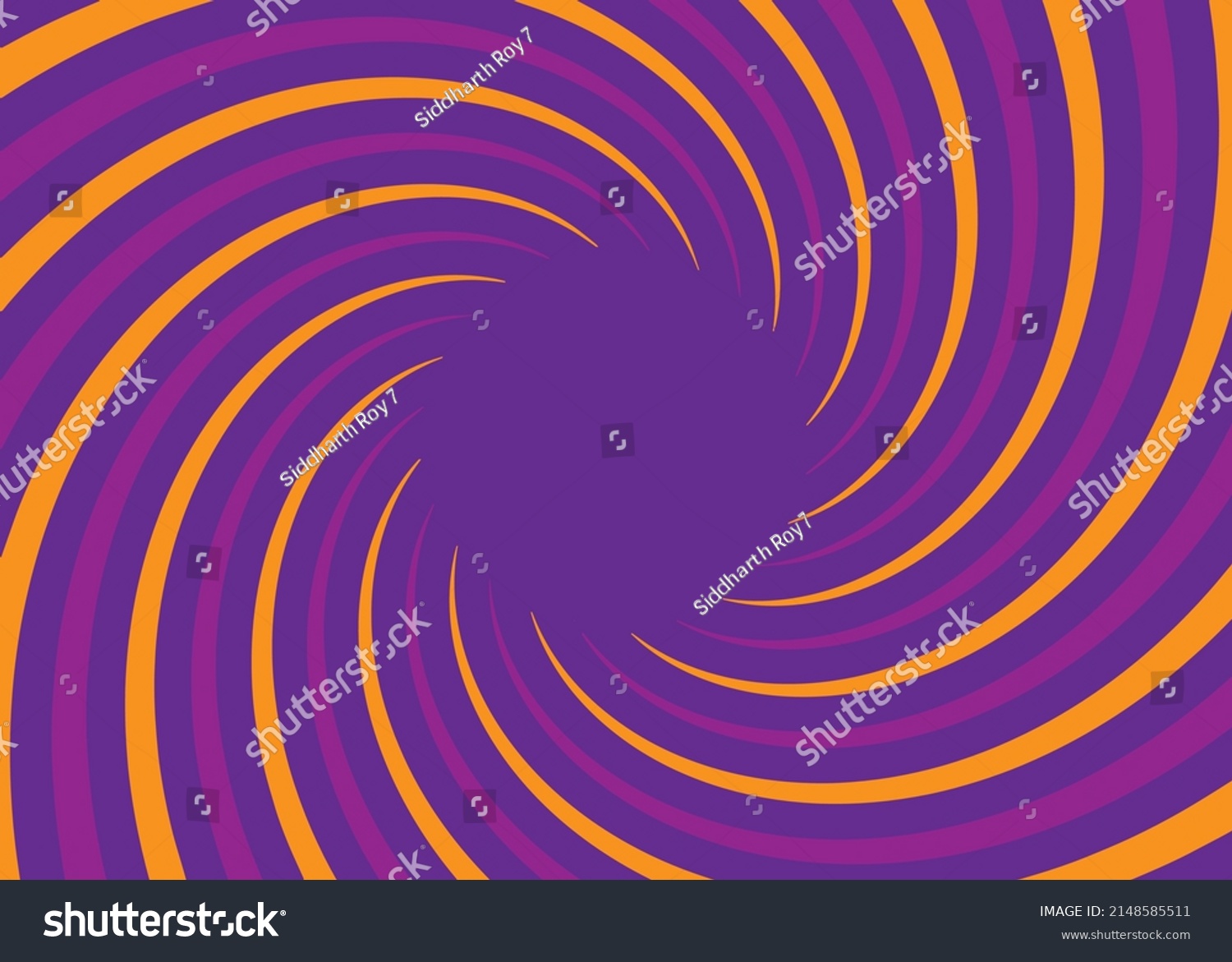 Colorful Swirly Sunburst Vector Background Your Stock Vector (Royalty ...